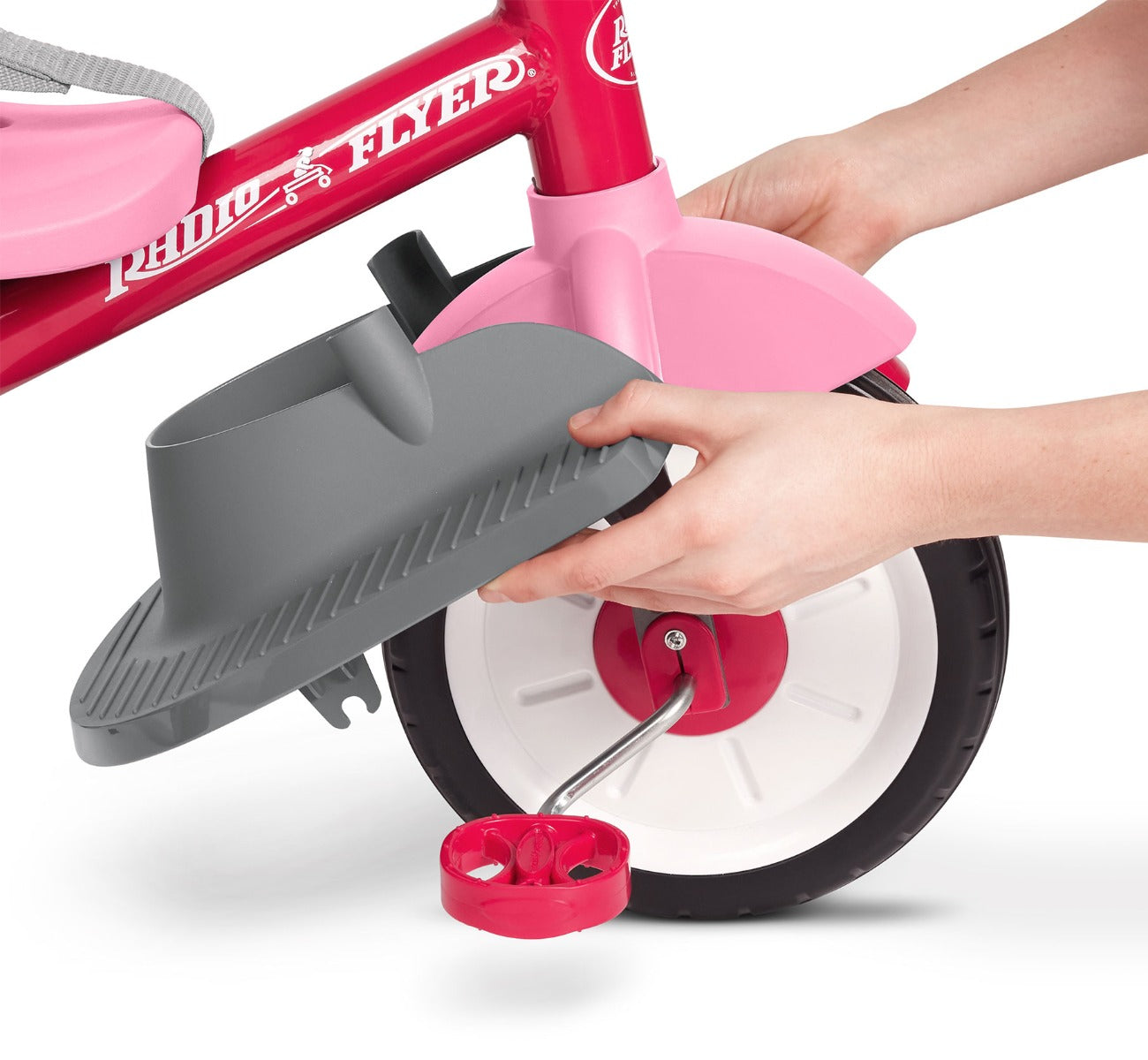 4-in-1 Stroll ‘N Trike with Activity Tray Pink