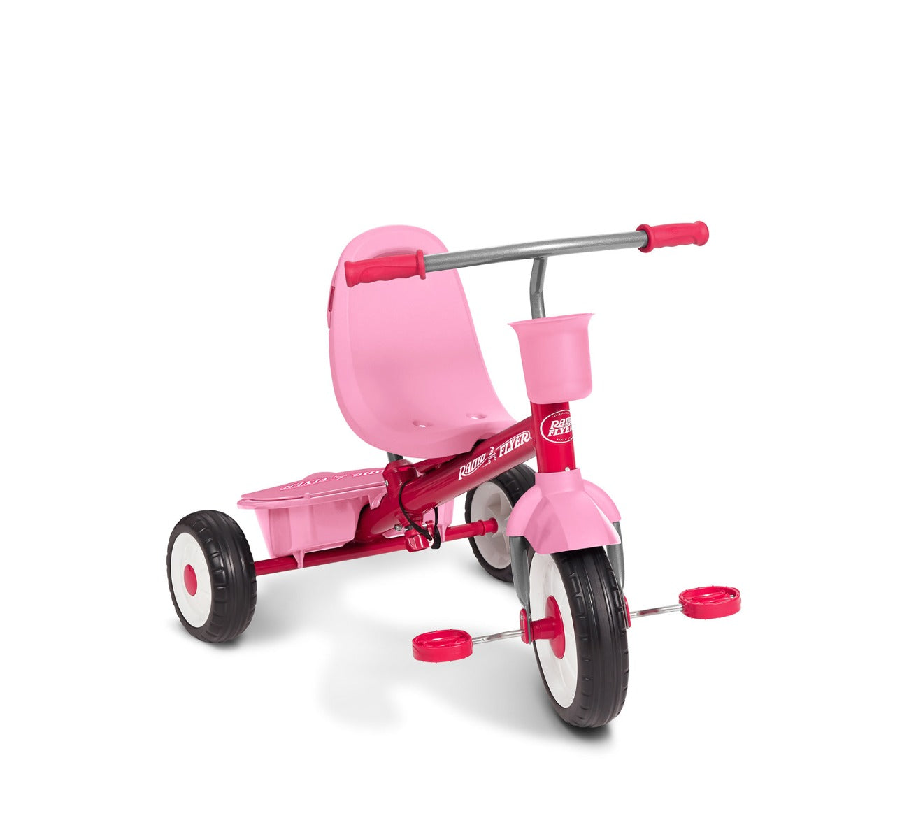 4-in-1 Stroll ‘N Trike with Activity Tray Pink