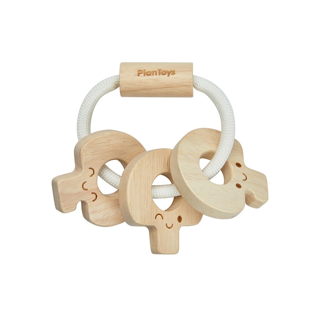 Baby Key Rattle - Natural