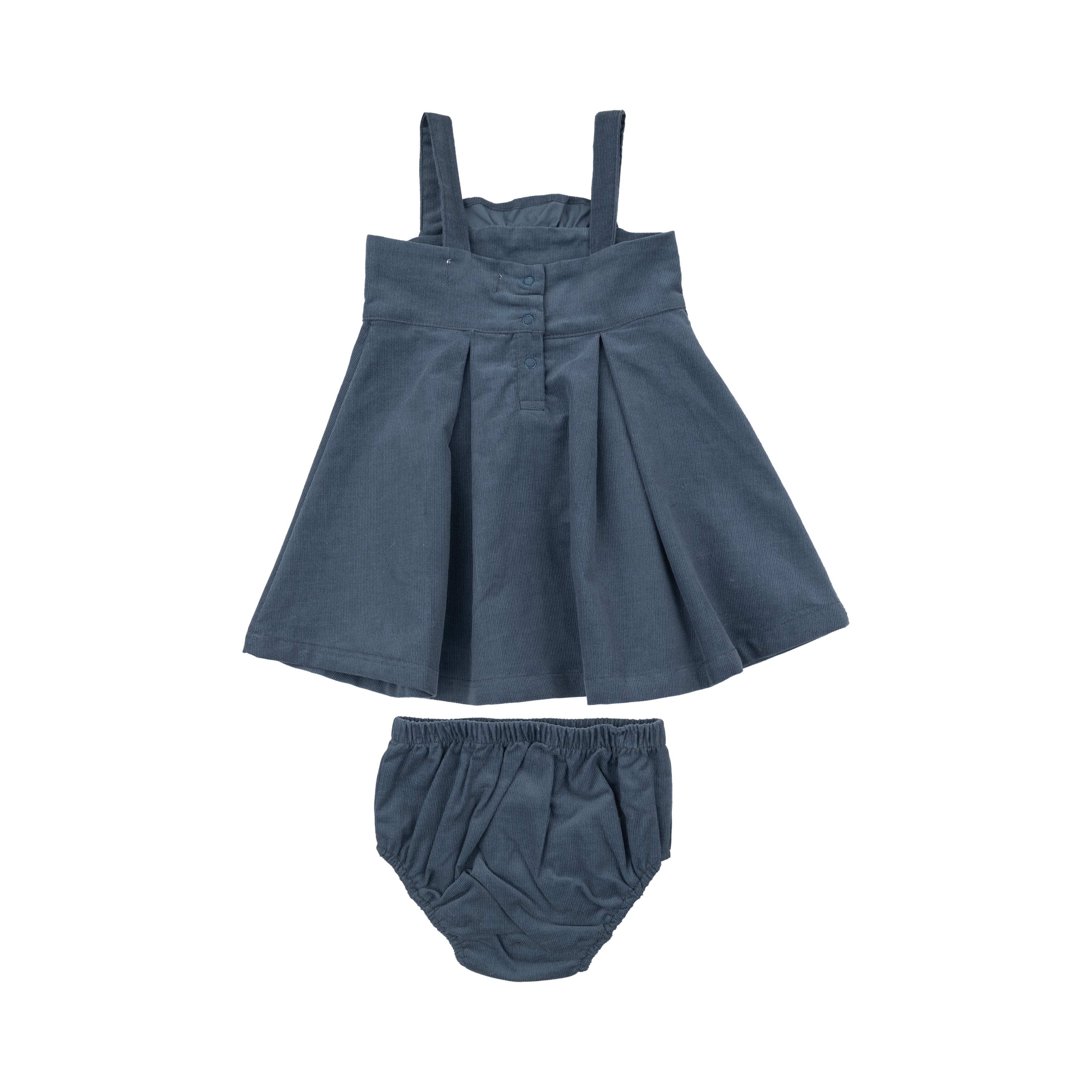 Ruffle Jumper With Dc - Solid Navy