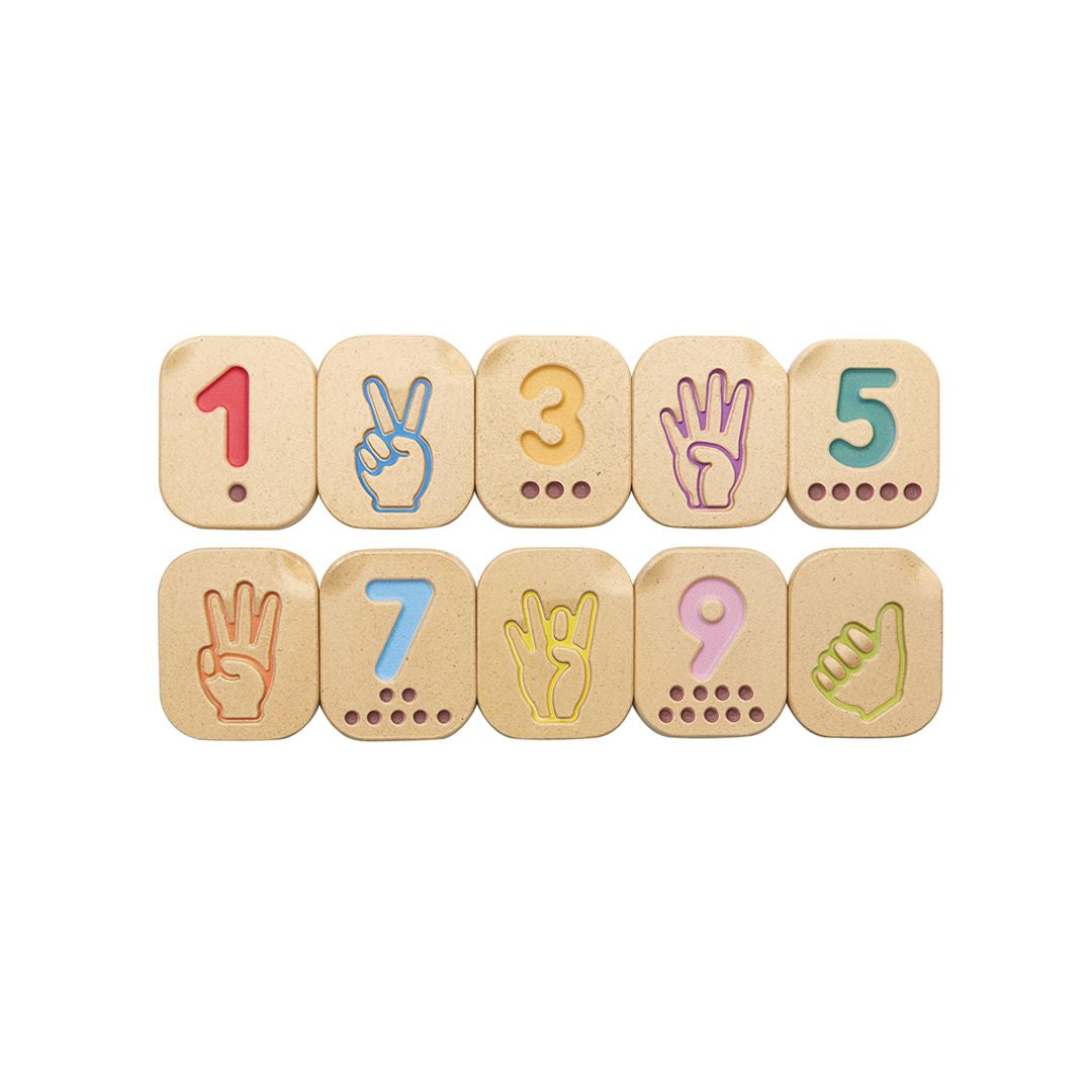 Hand Sign Numbers 1-10