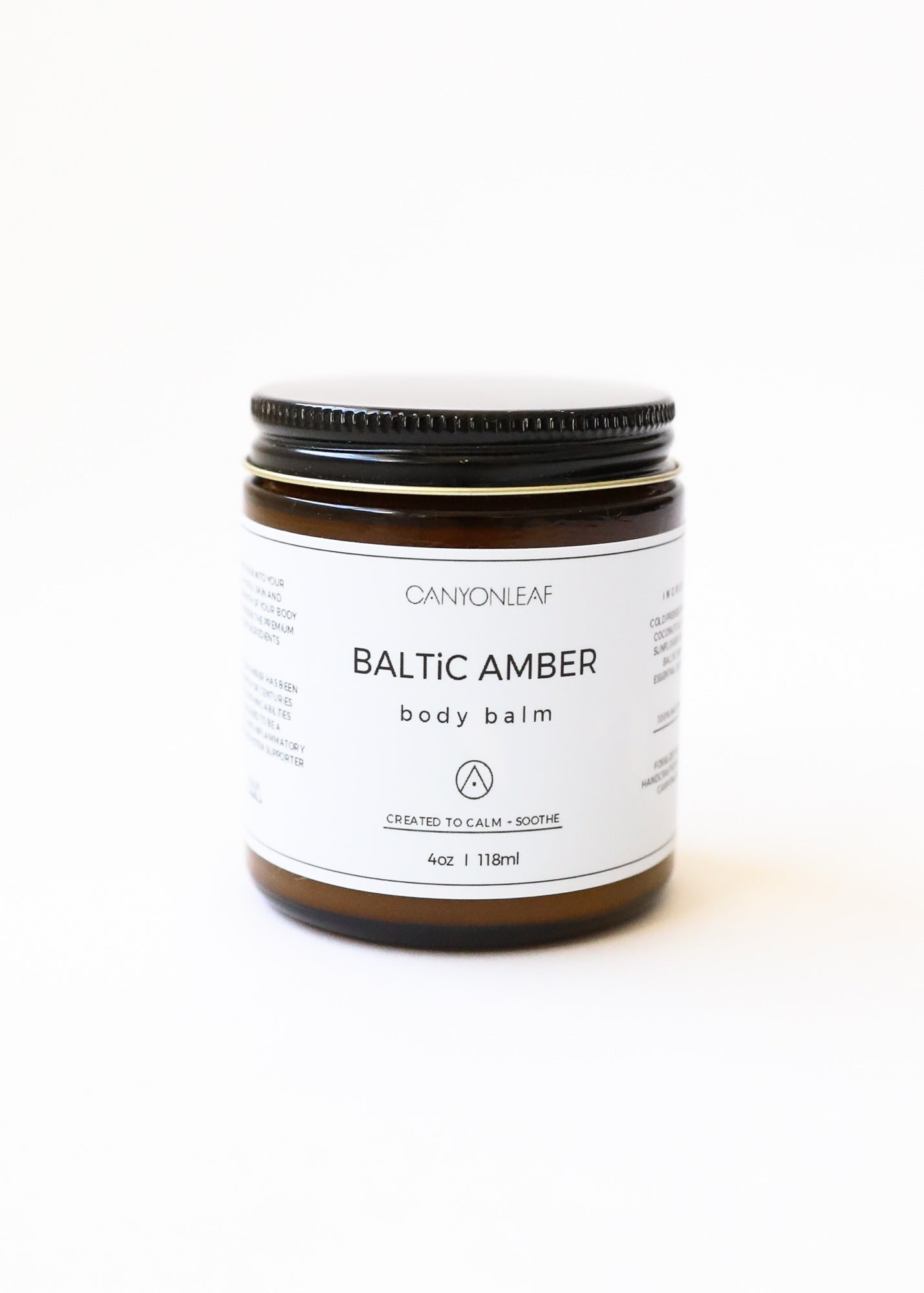 Baltic Sea Amber || Organic || 100% Pure Plant Body Balm