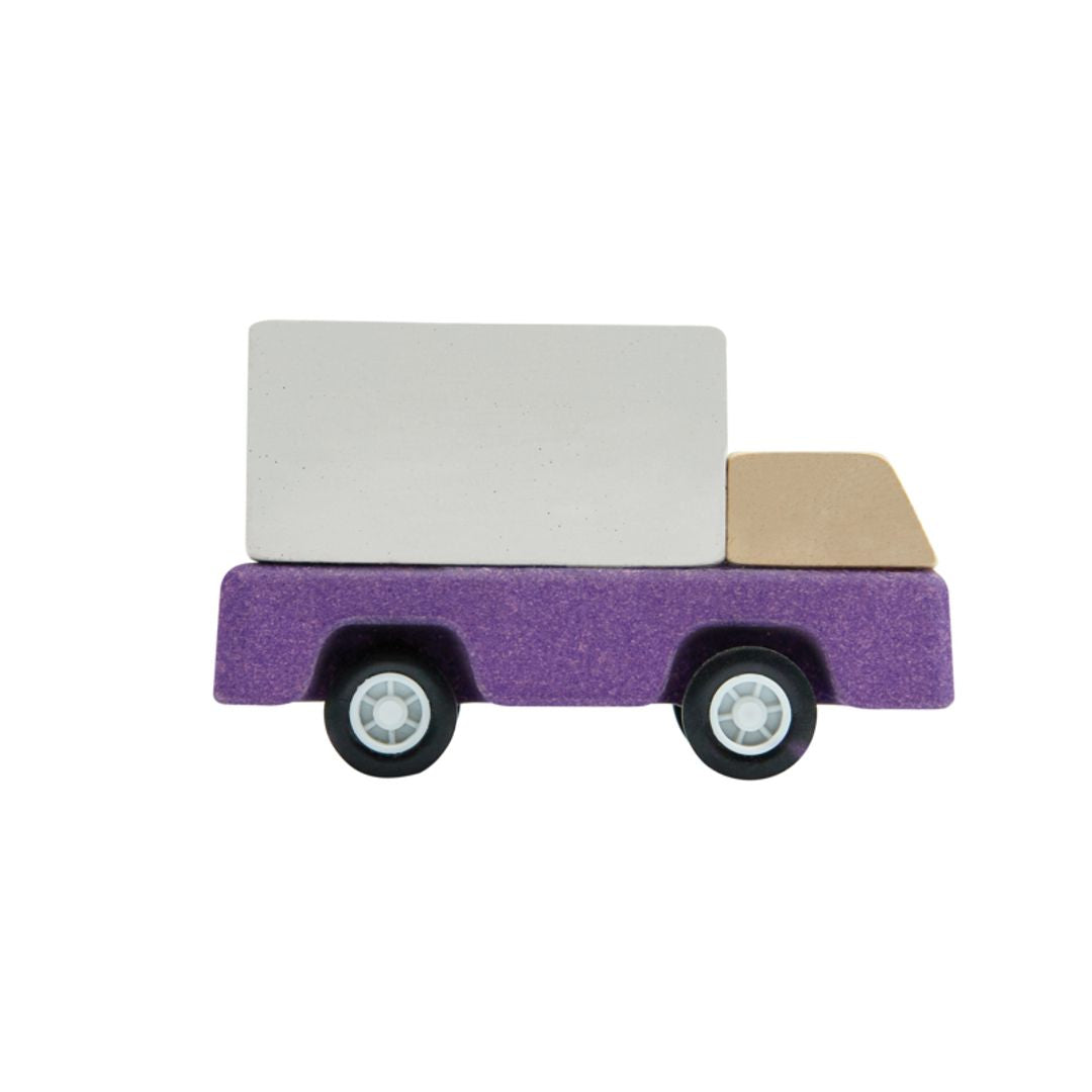 Purple Delivery Truck