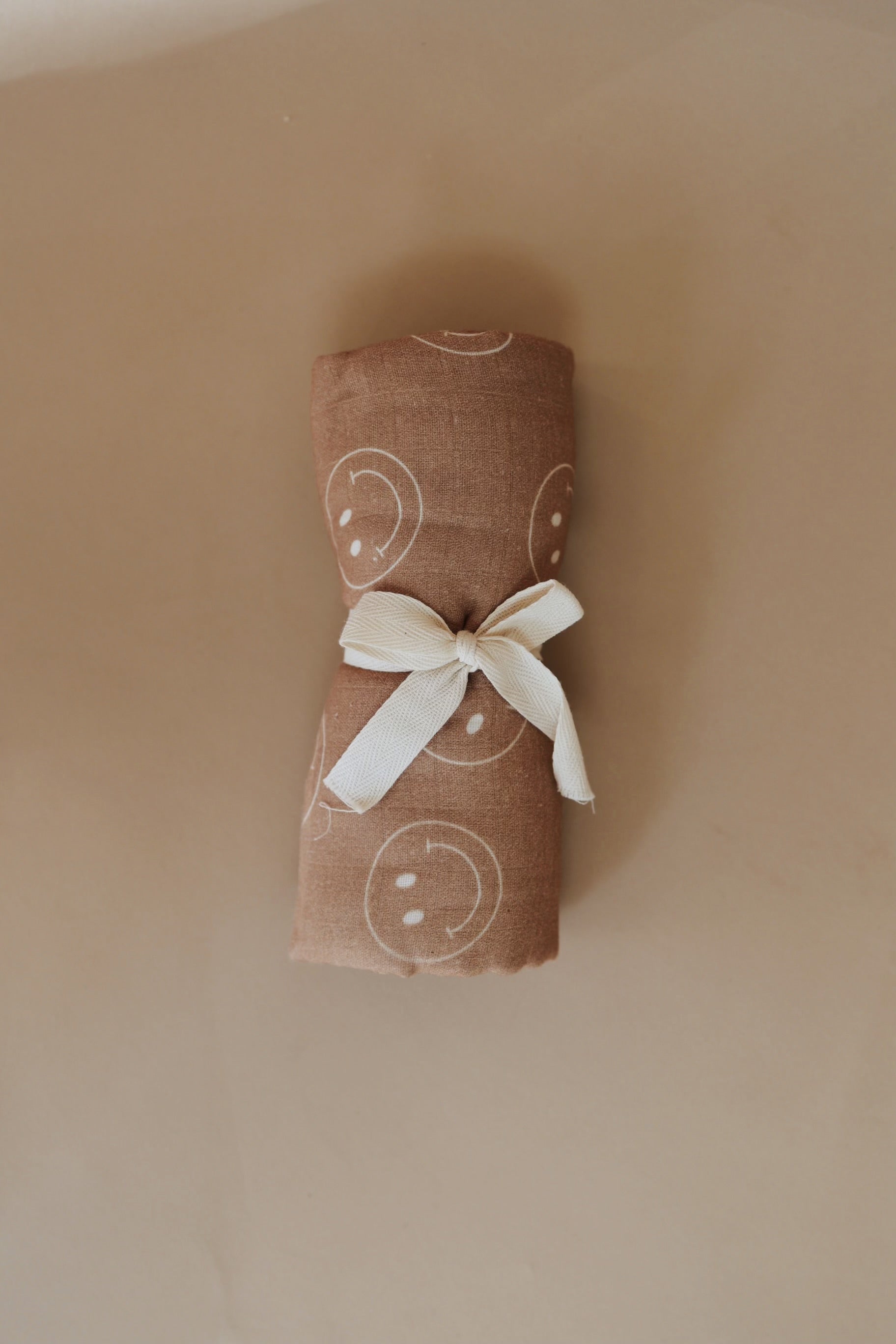 Muslin Swaddle | Just Smile Tan