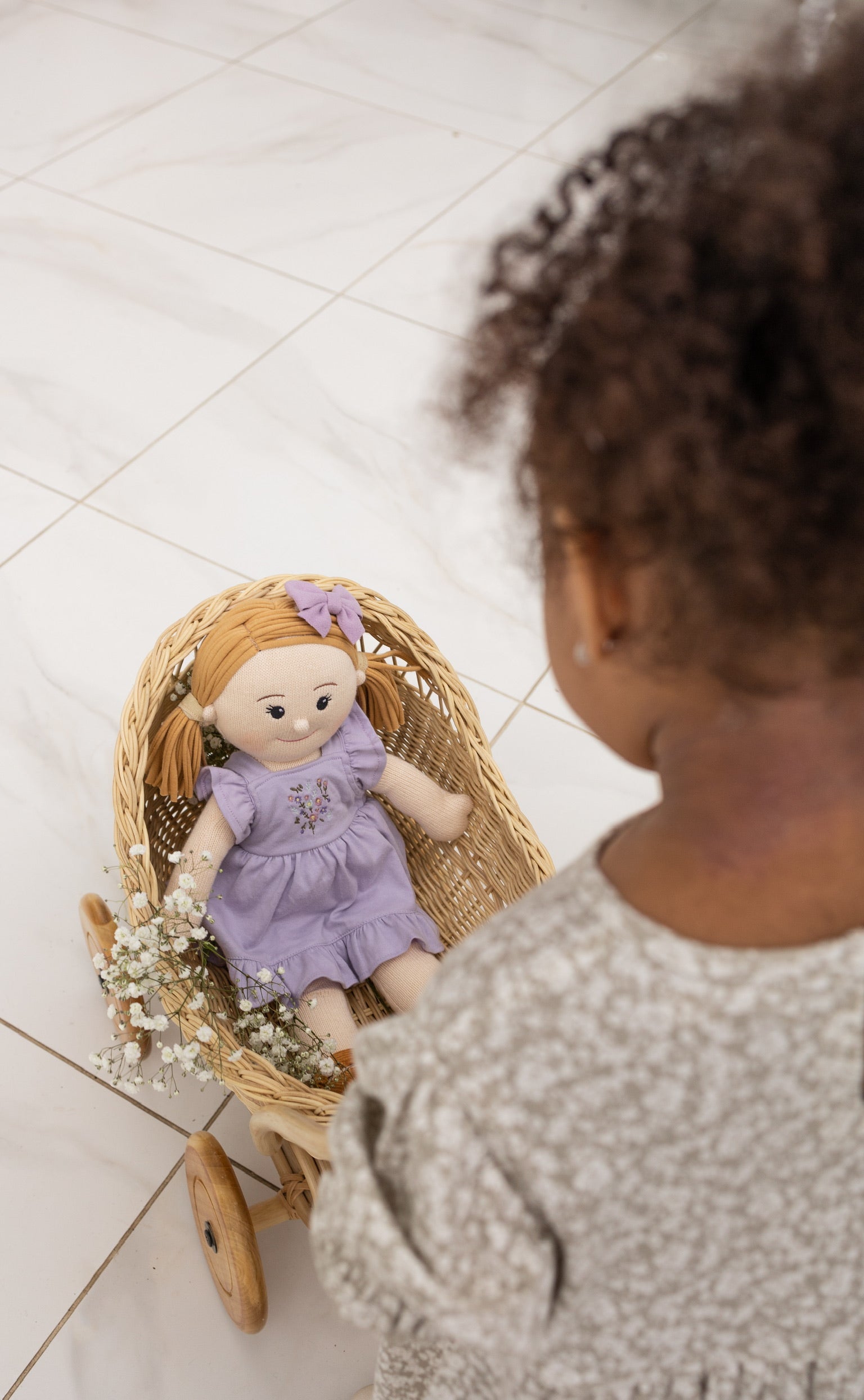 The Clementine Collective knitted doll Amelia
