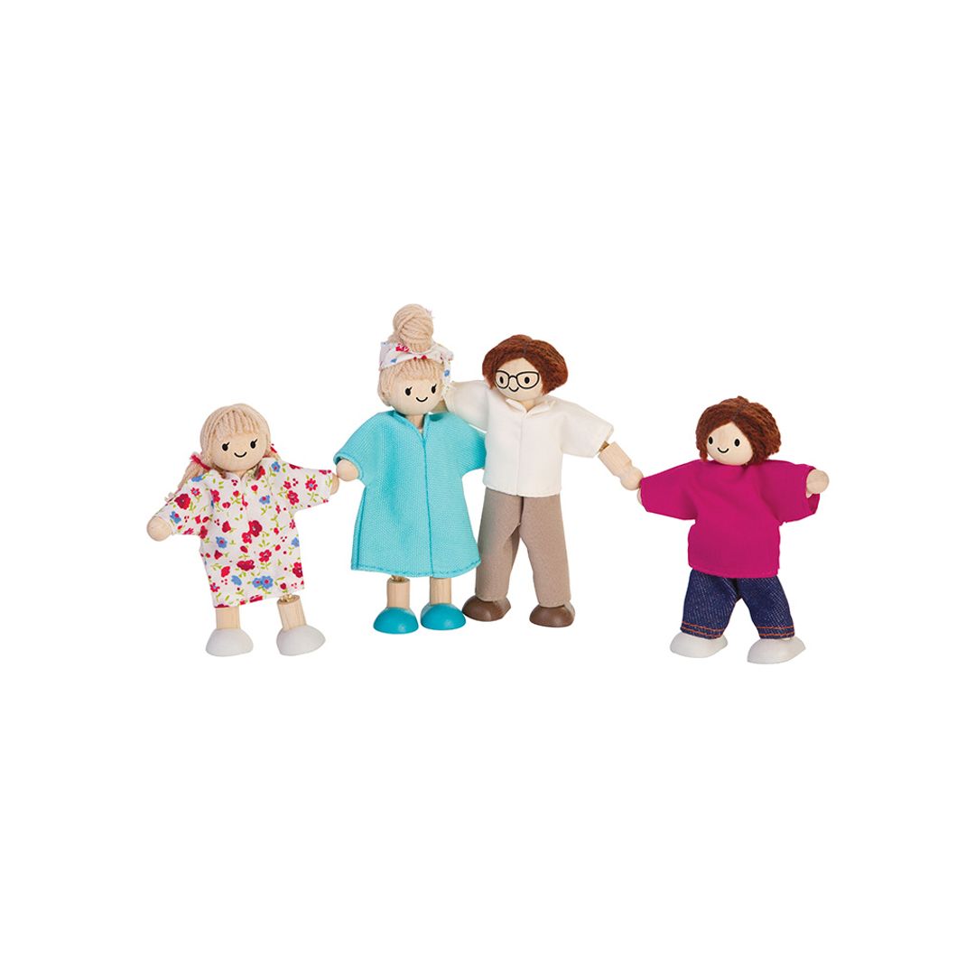 Doll Family - Light Skin Tone - Brown Hair