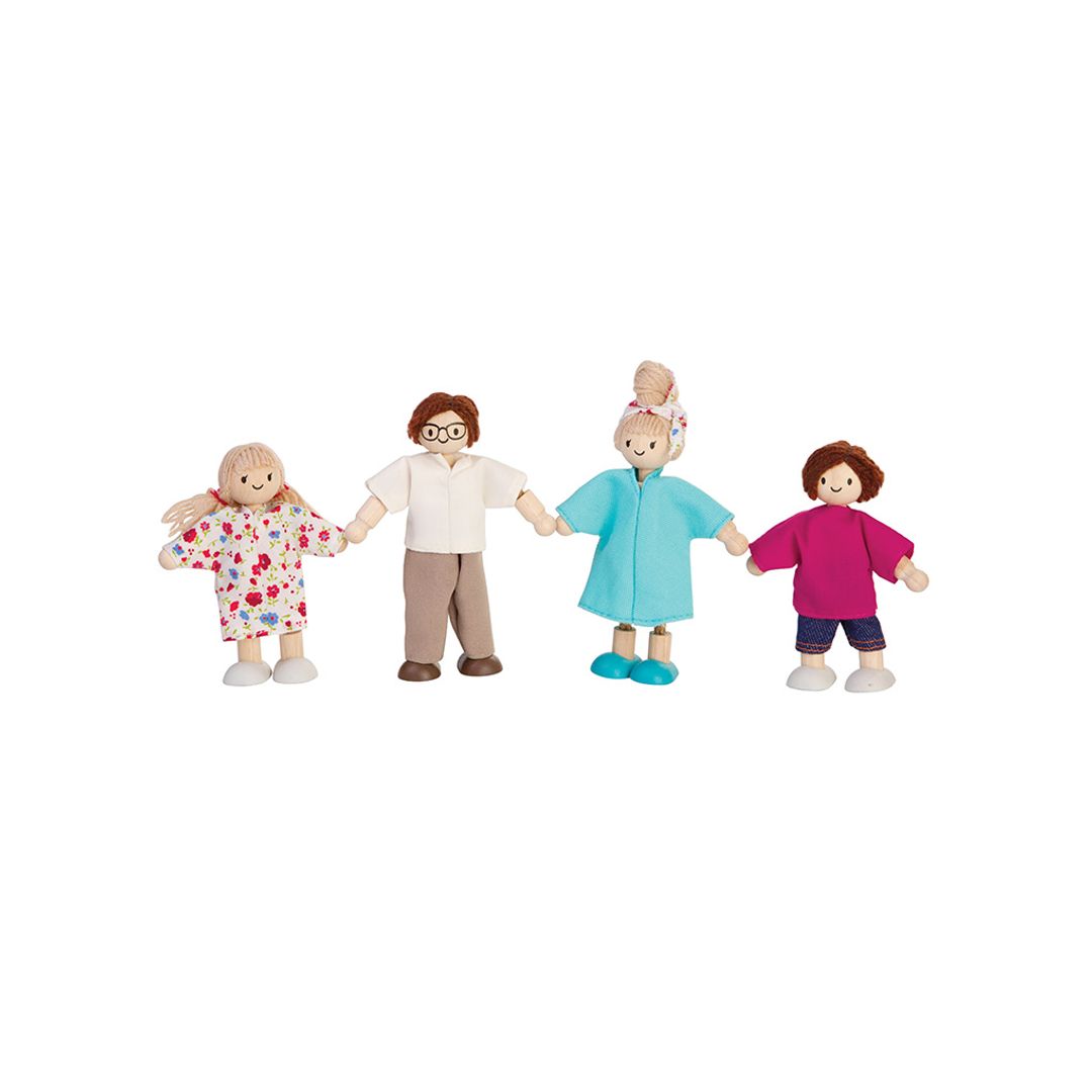 Doll Family - Light Skin Tone - Brown Hair