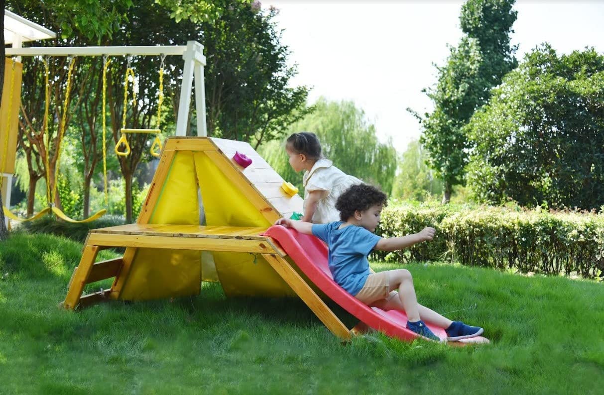 Palm - 5-in-1 Outdoor and Indoor Playground Playset