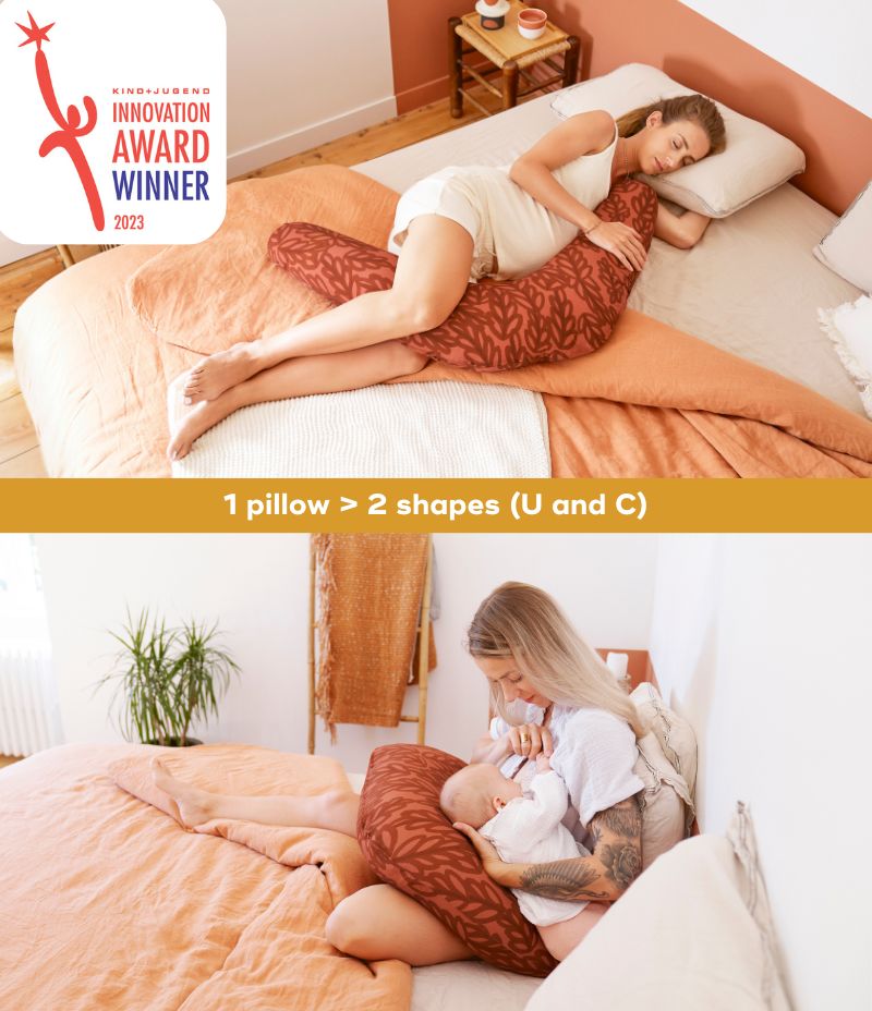 2-in-1 Pregnancy Pillow and Breastfeeding