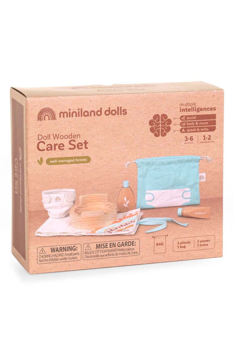 Doll Wooden Care Set