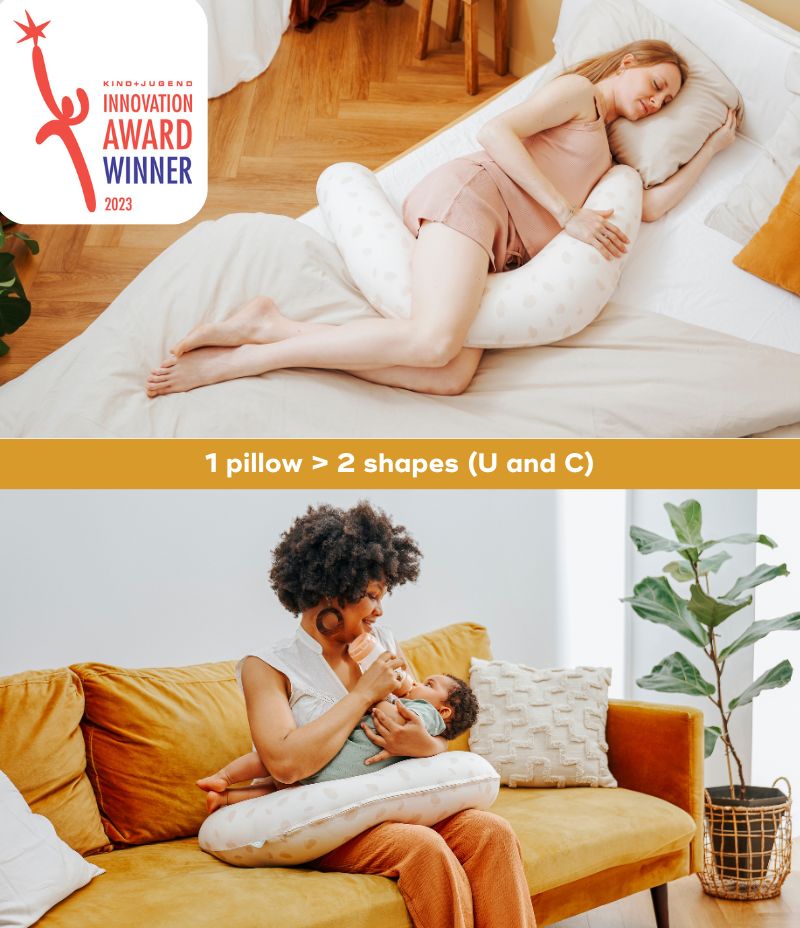 2-in-1 Pregnancy & Infant Feeding Pillow