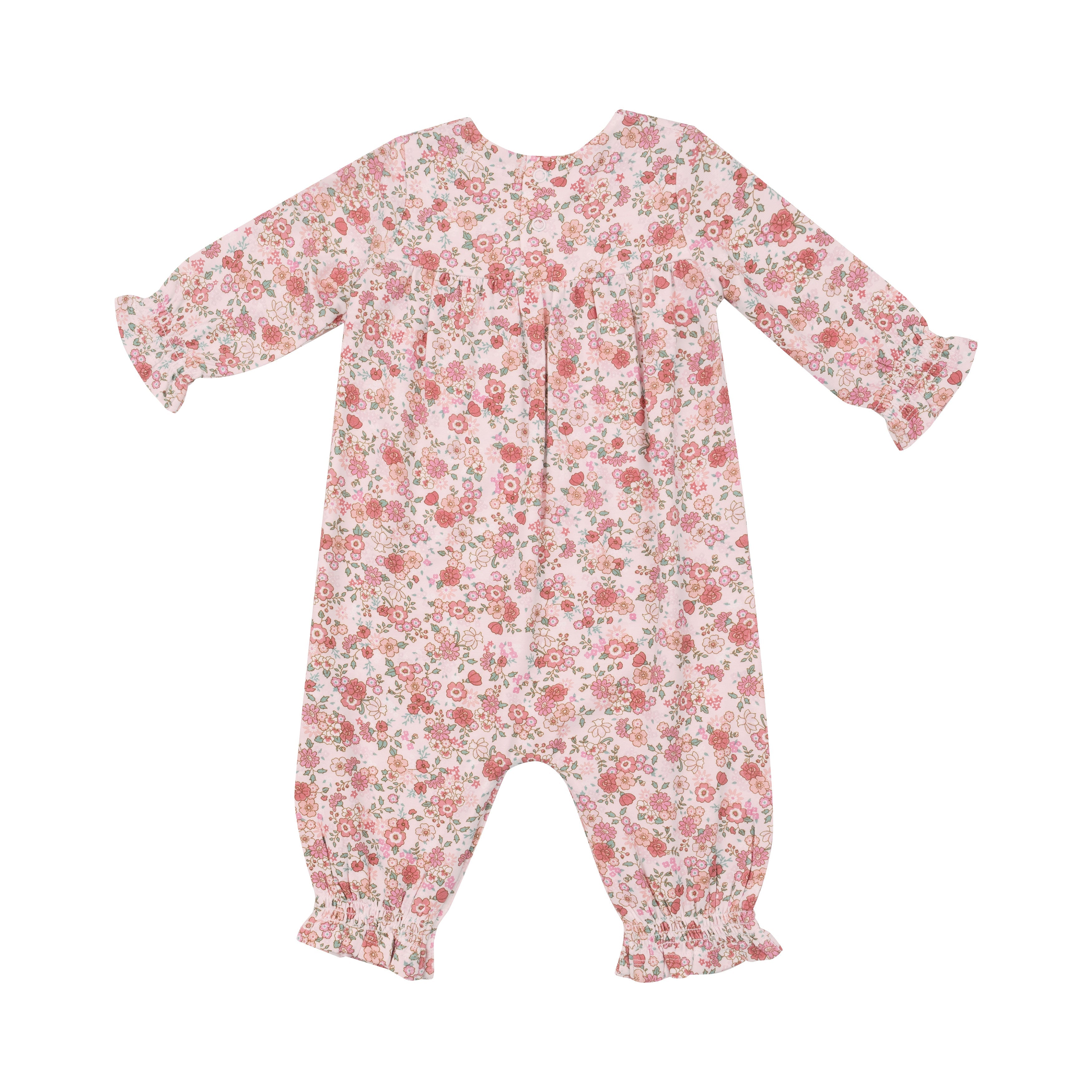 Smocked Romper - Pretty Calico