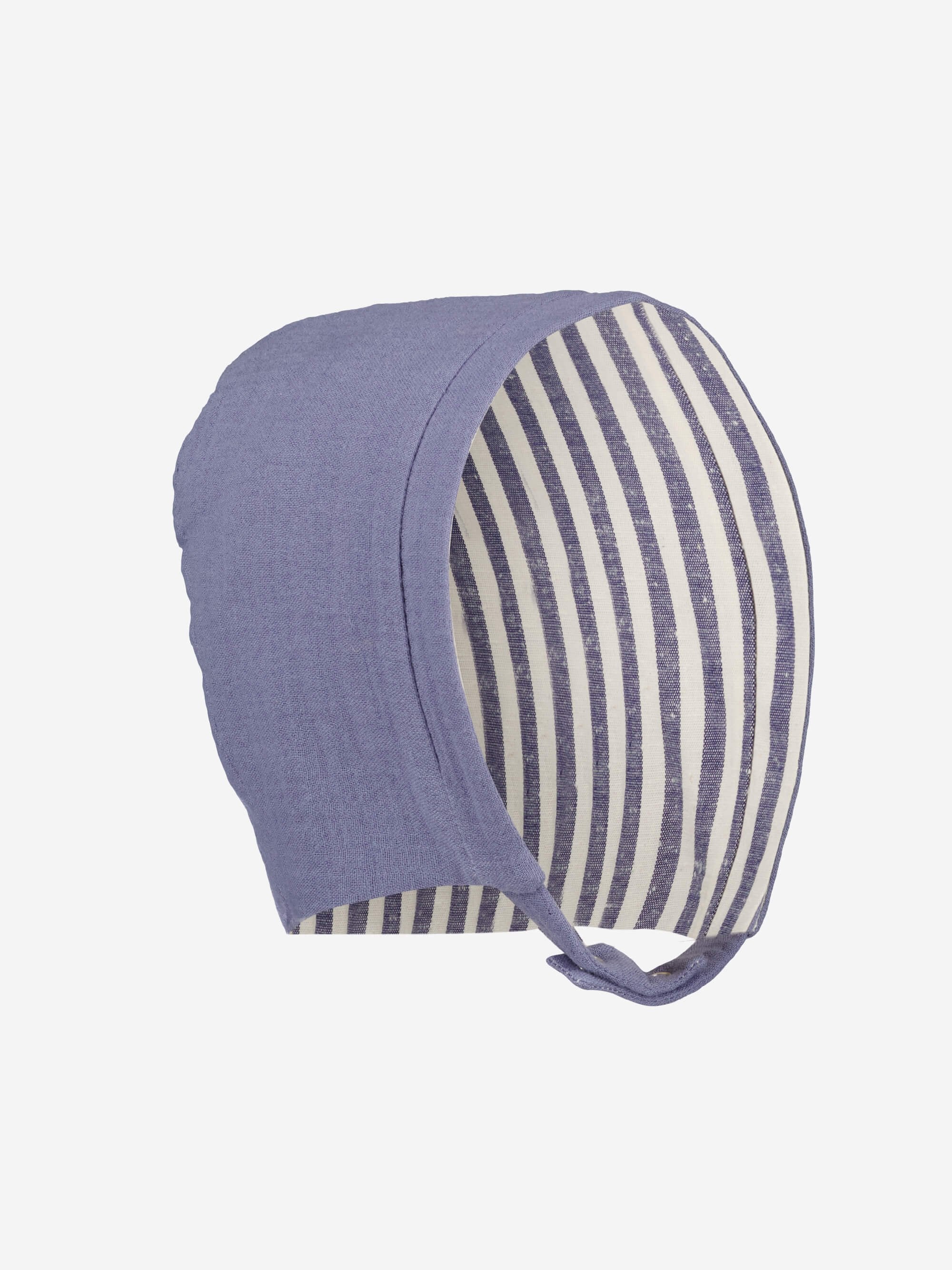 Lupin Organic Reversible Bonnet - Thistle Blue