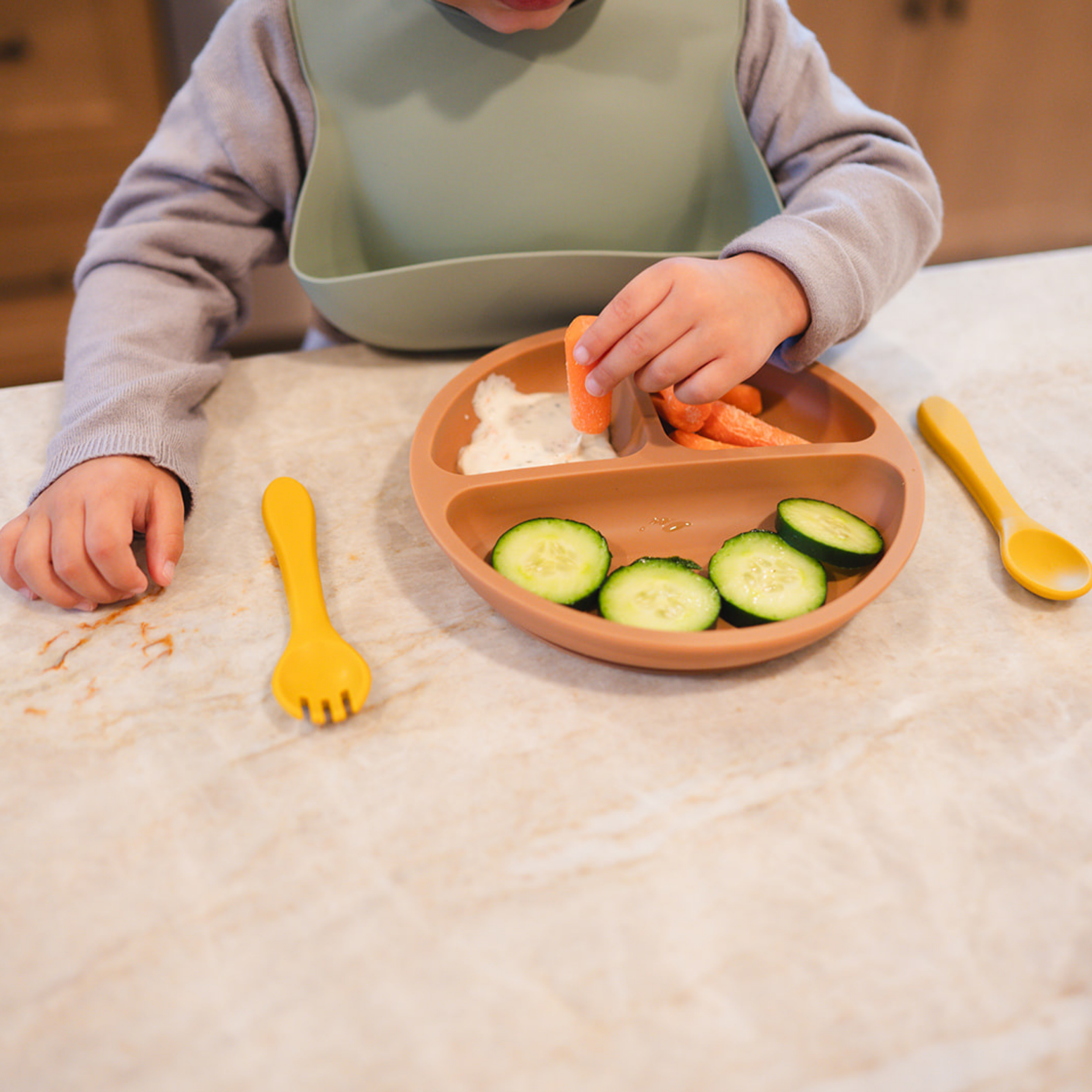 Apricot Spoon and Fork Set