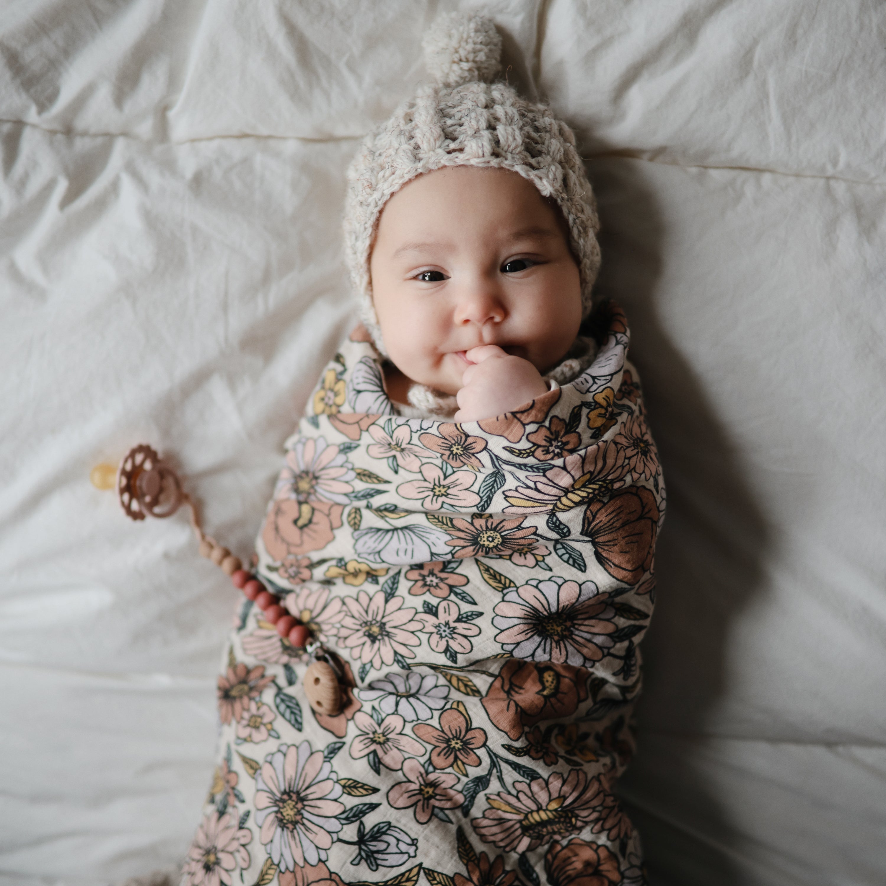 Organic Cotton Muslin Swaddle Blanket