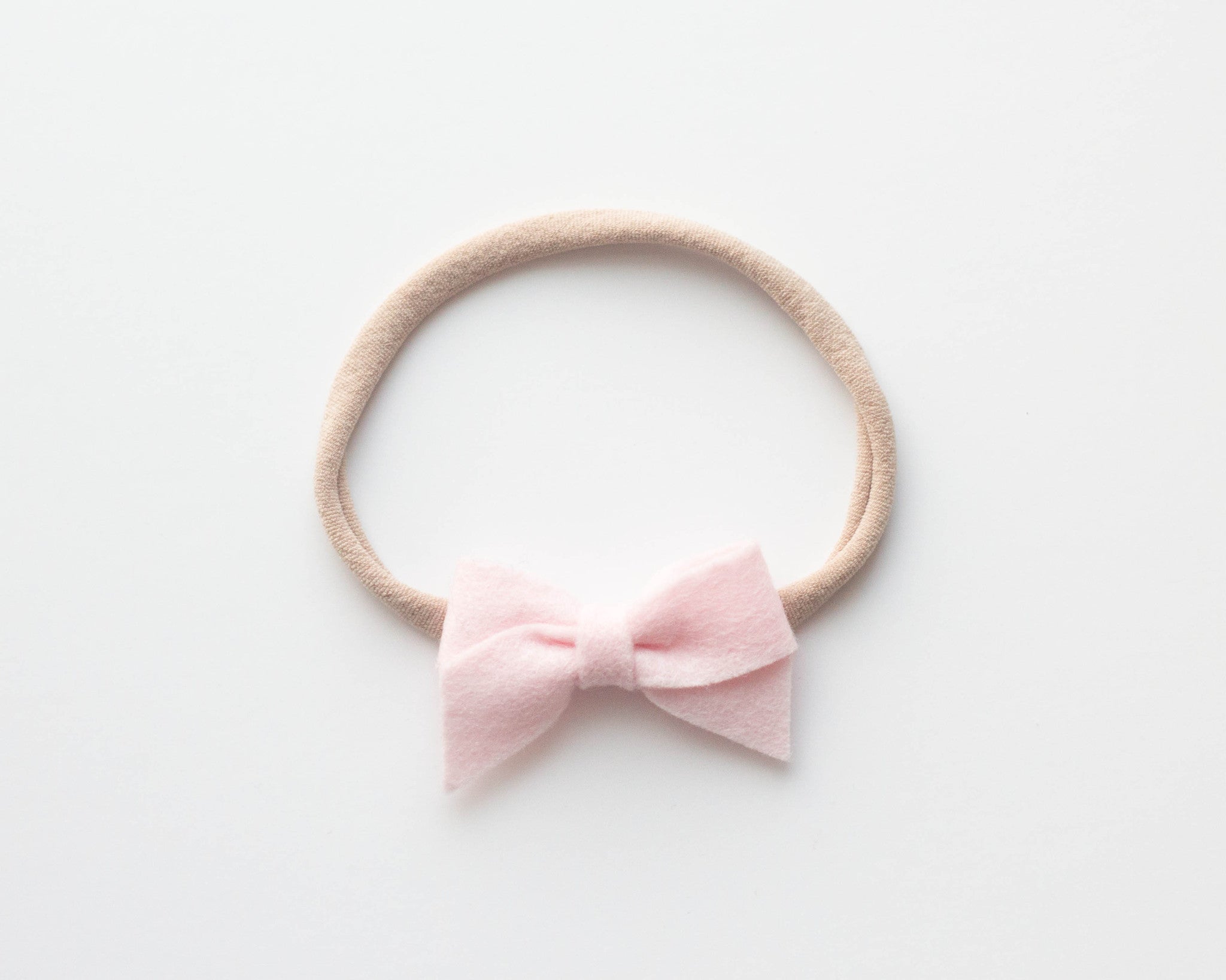 Ballet Pink | Felt Baby Bow