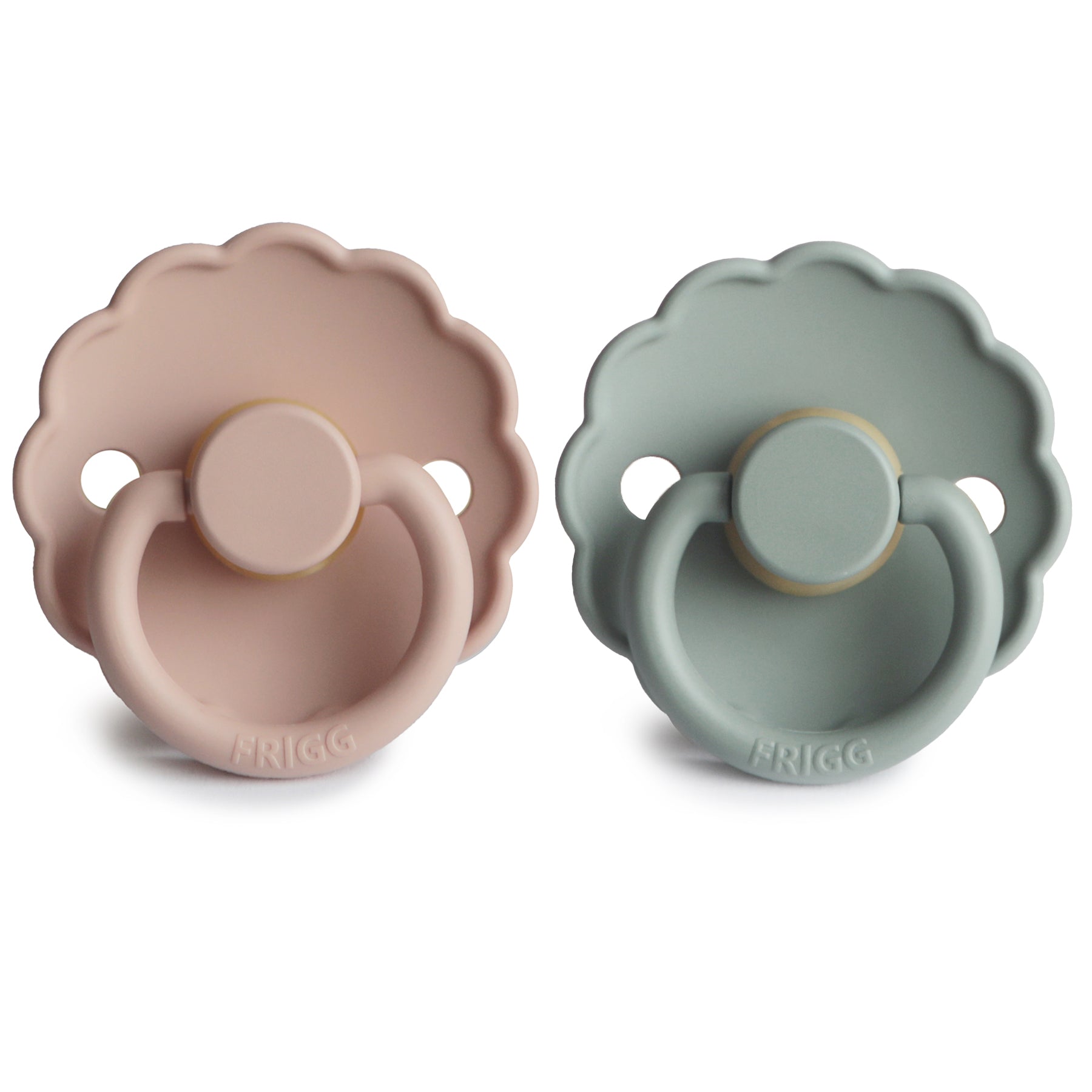 FRIGG Daisy Natural Rubber Pacifier 2-Pack