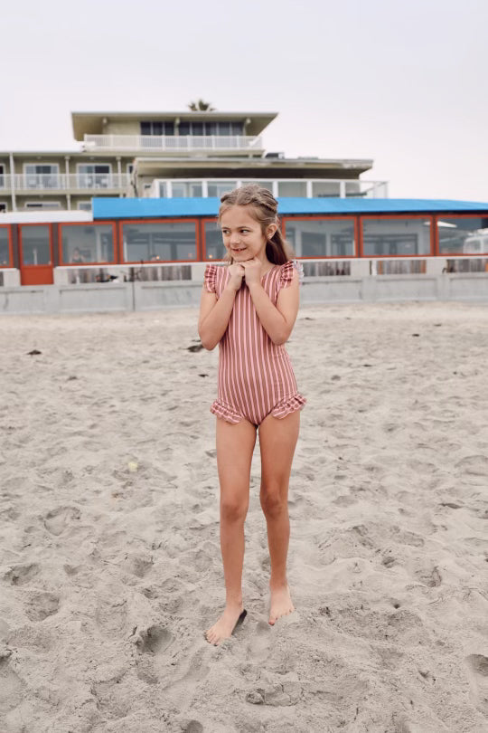 One Piece Girls Swim Suit | Boardwalk