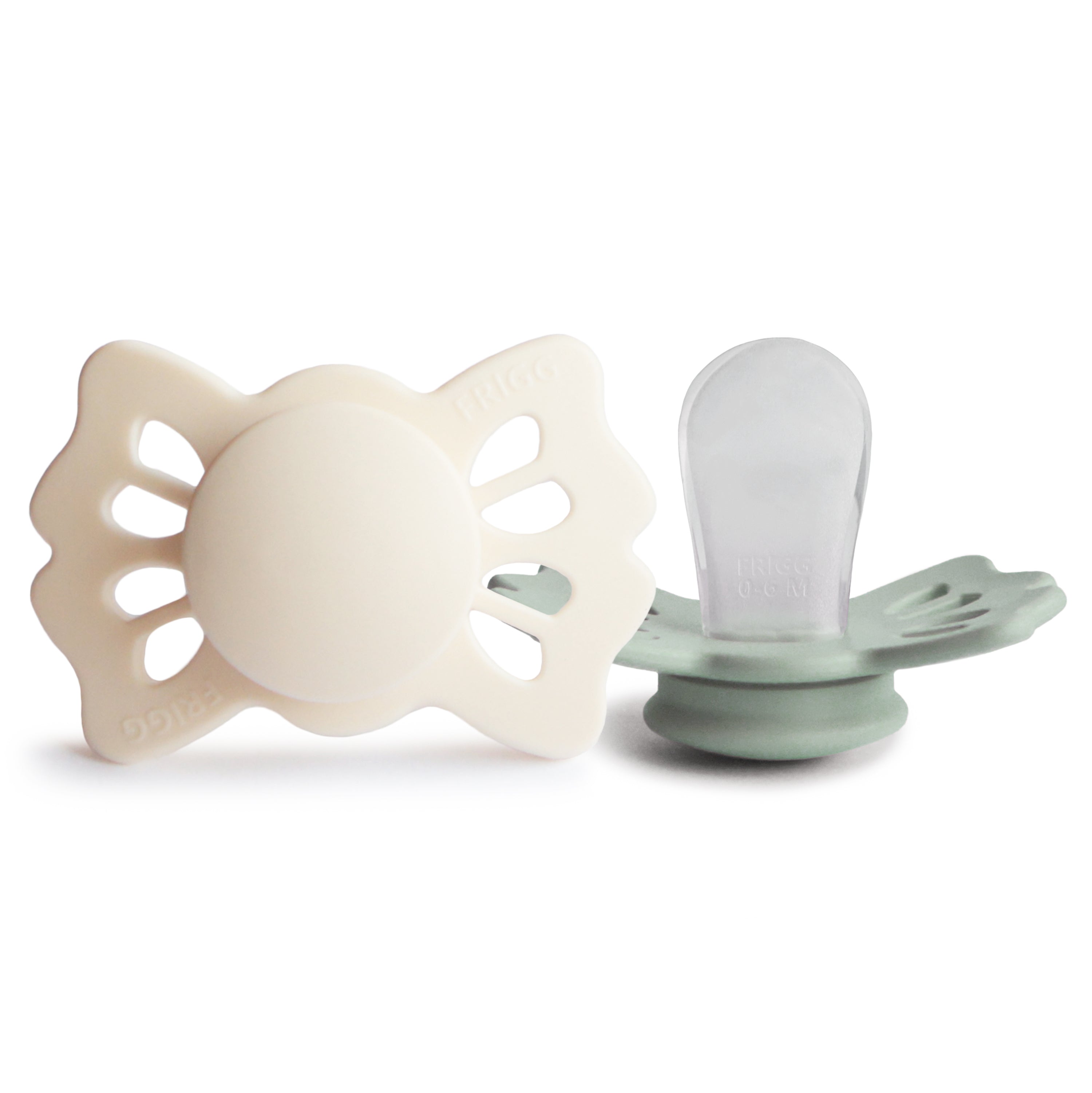 FRIGG Lucky Symmetrical Silicone Pacifier 2-Pack (0-6 Months)