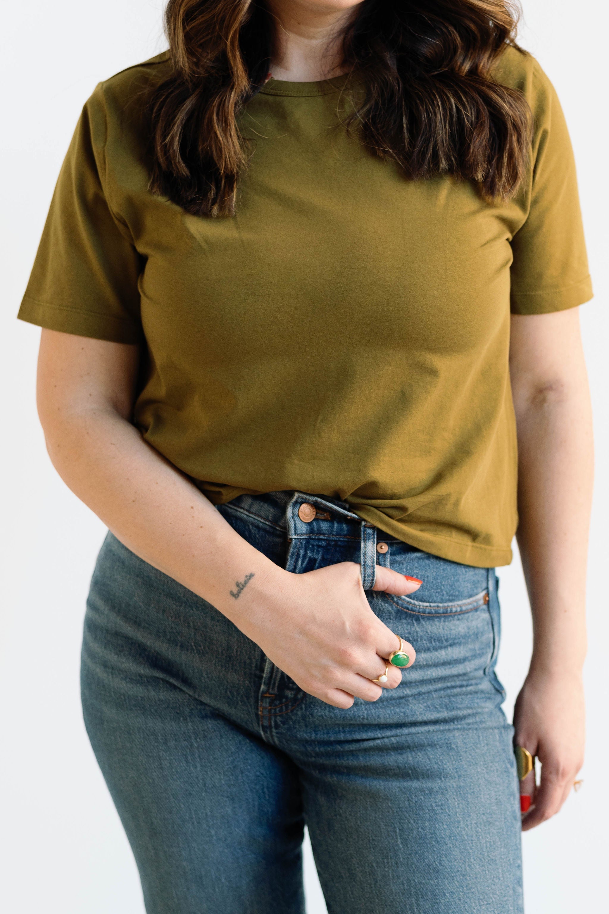 The Mom Crop in Olive