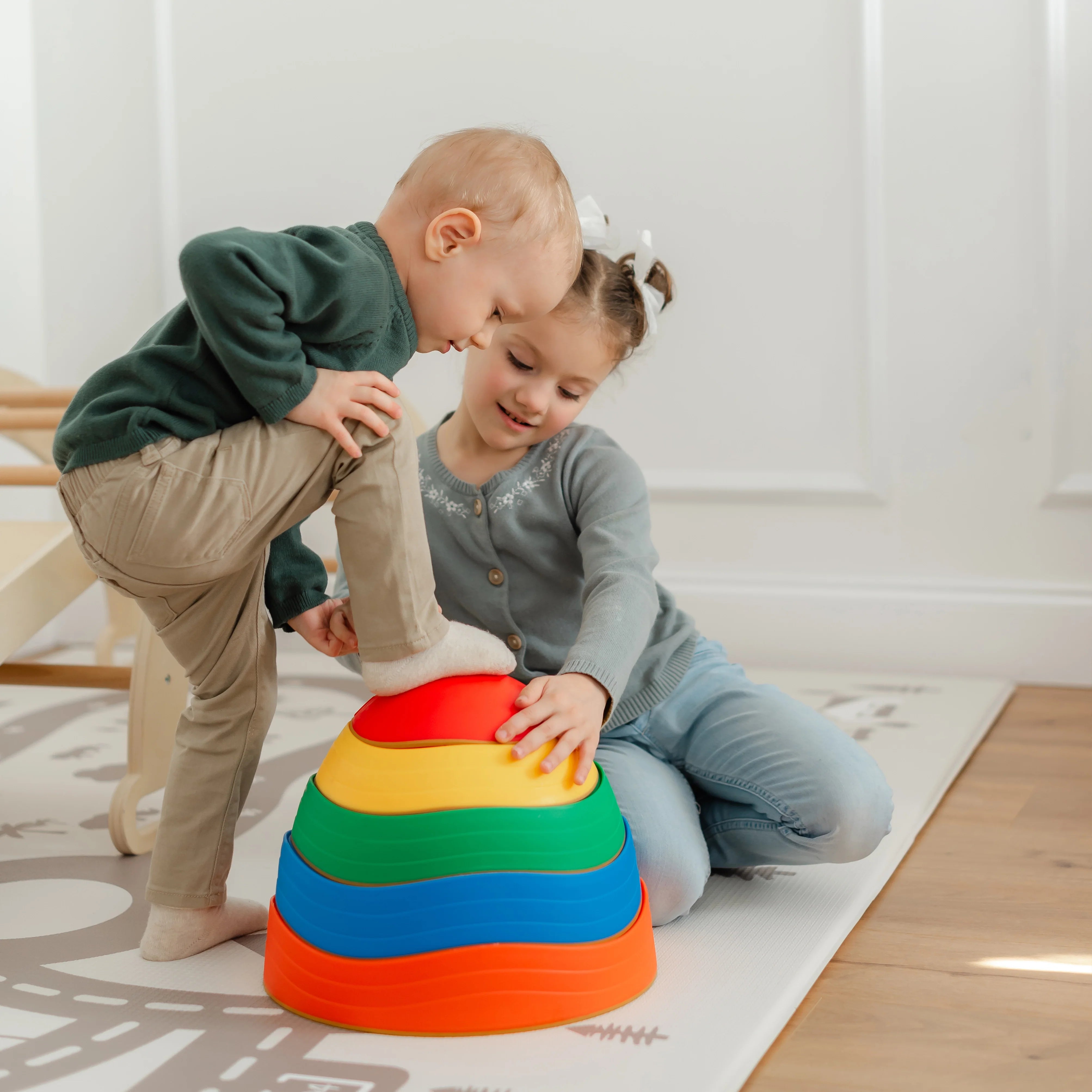 Tiny Land® Stepping Stones - Rainbow Color