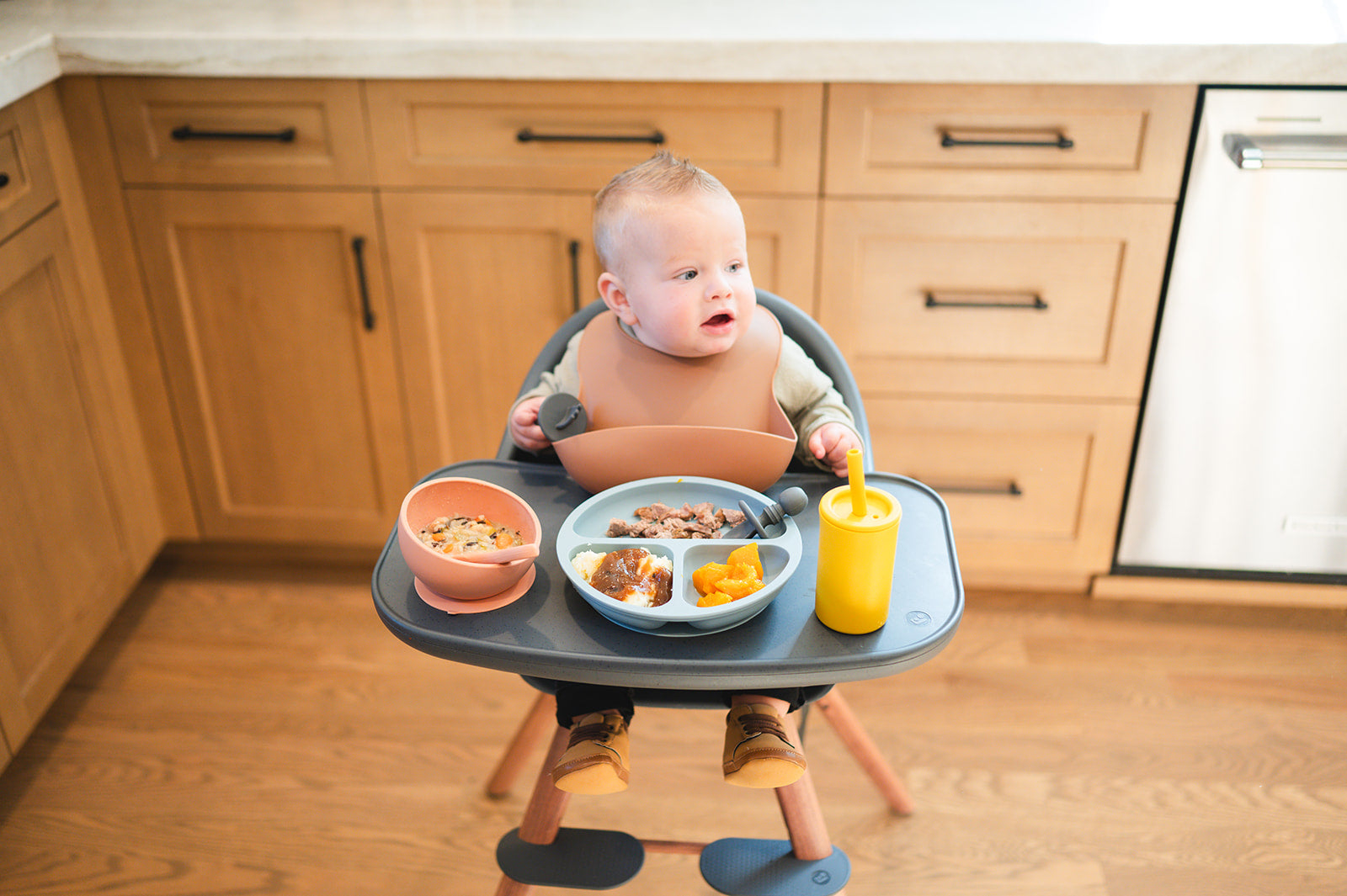 Clay Silicone Baby Bib