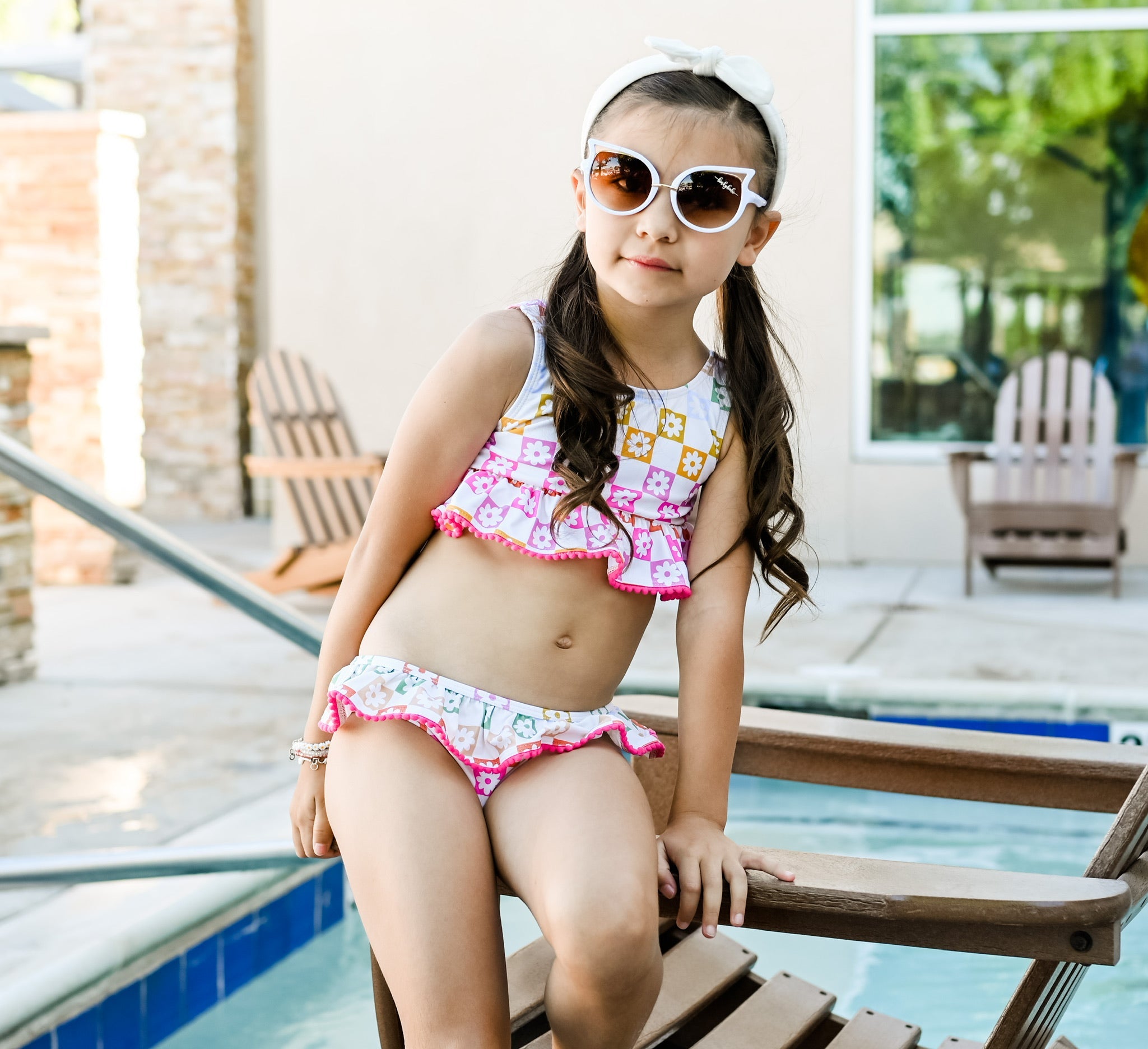 Daisy Summer Dream Tankini Two Piece Swim Suit