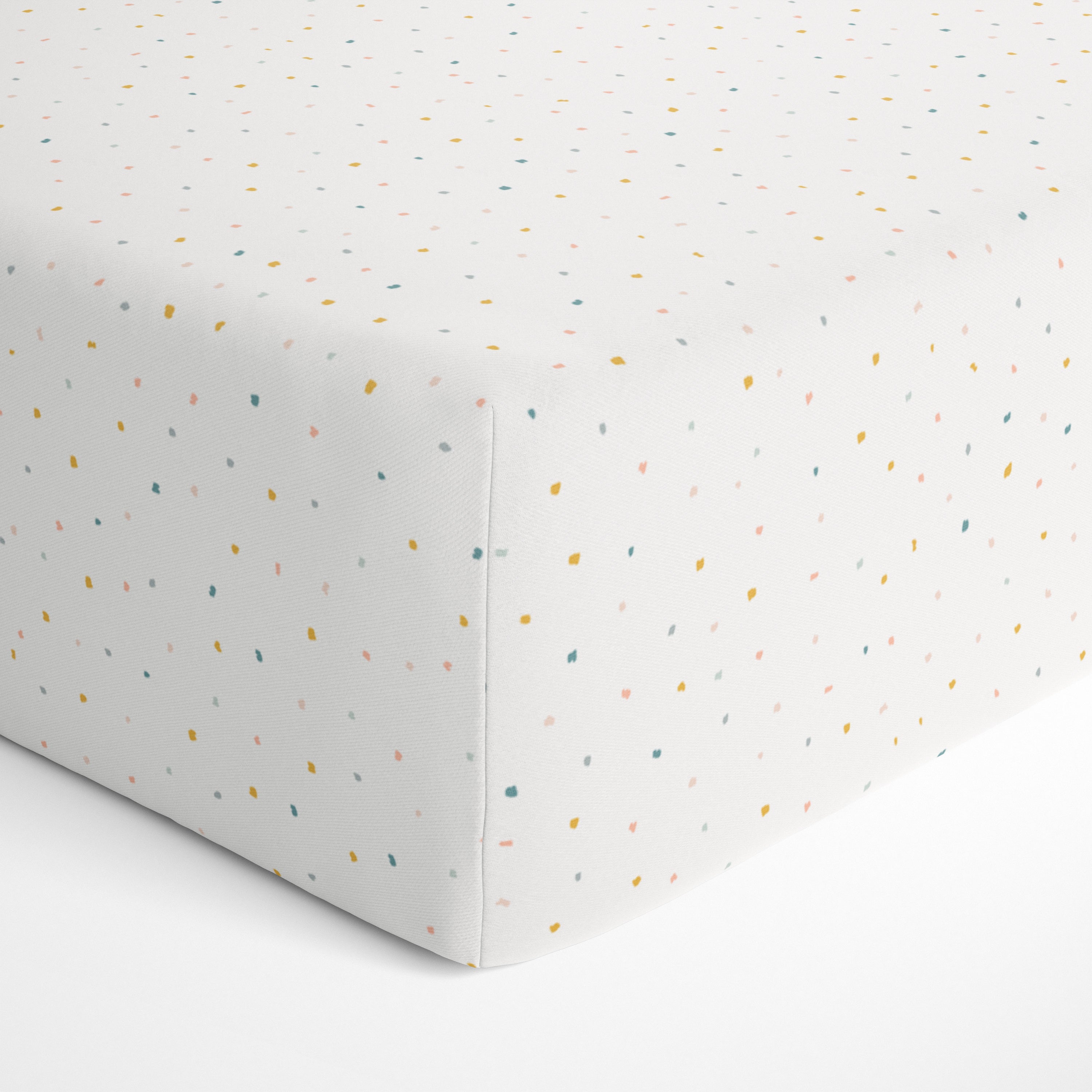 Crib Fitted Sheet with Pillowcase - Dotty