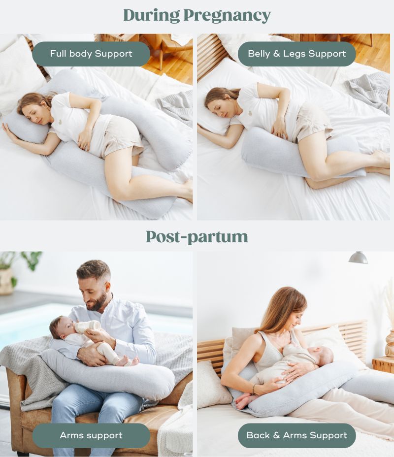 U-Shape Full Body Pregnancy Pillow B.Love XXL