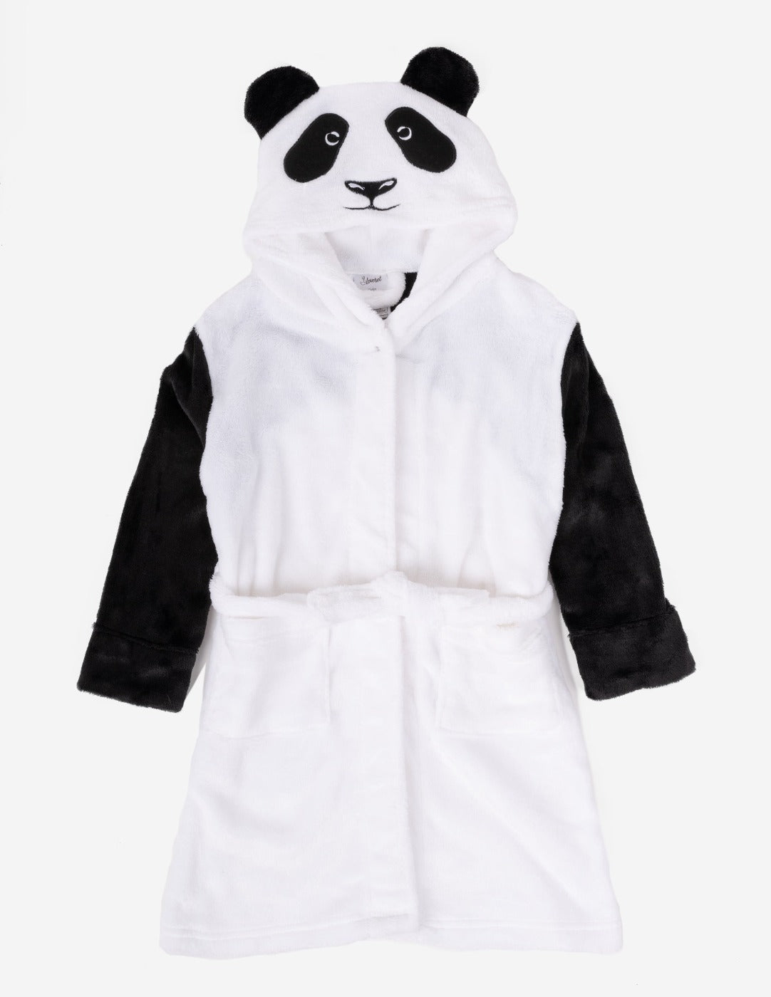 Kids Fleece Hooded Panda Robe