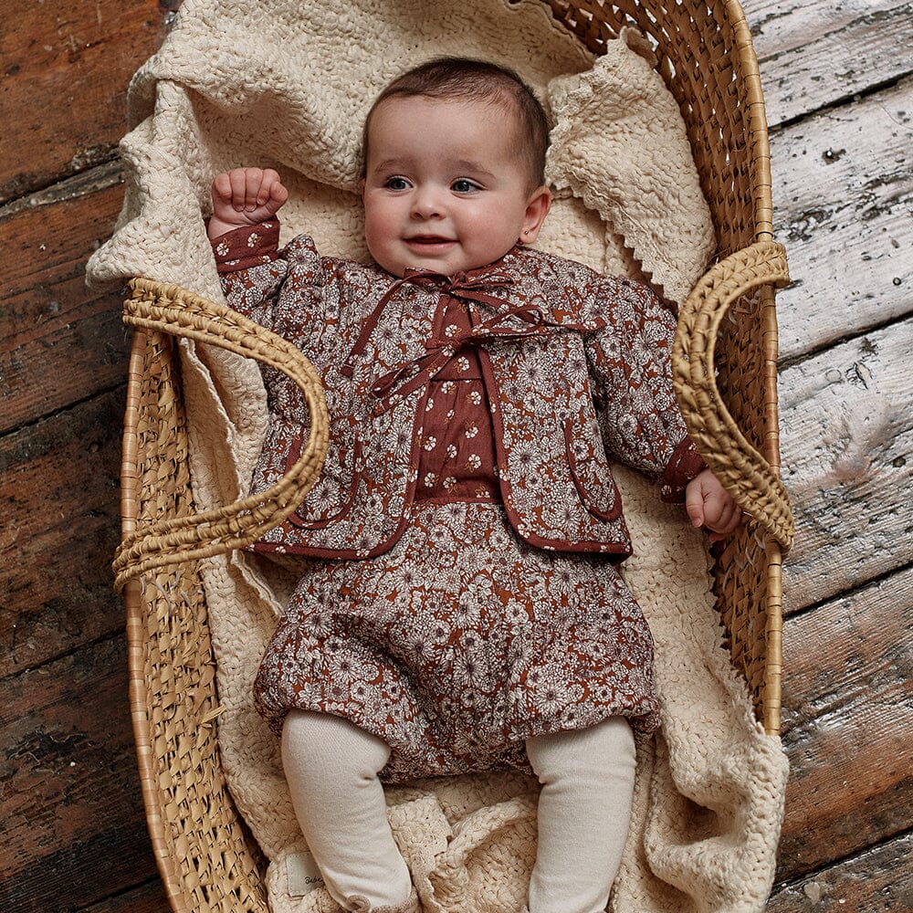 Flora Baby Jacket - Vintage Daisies