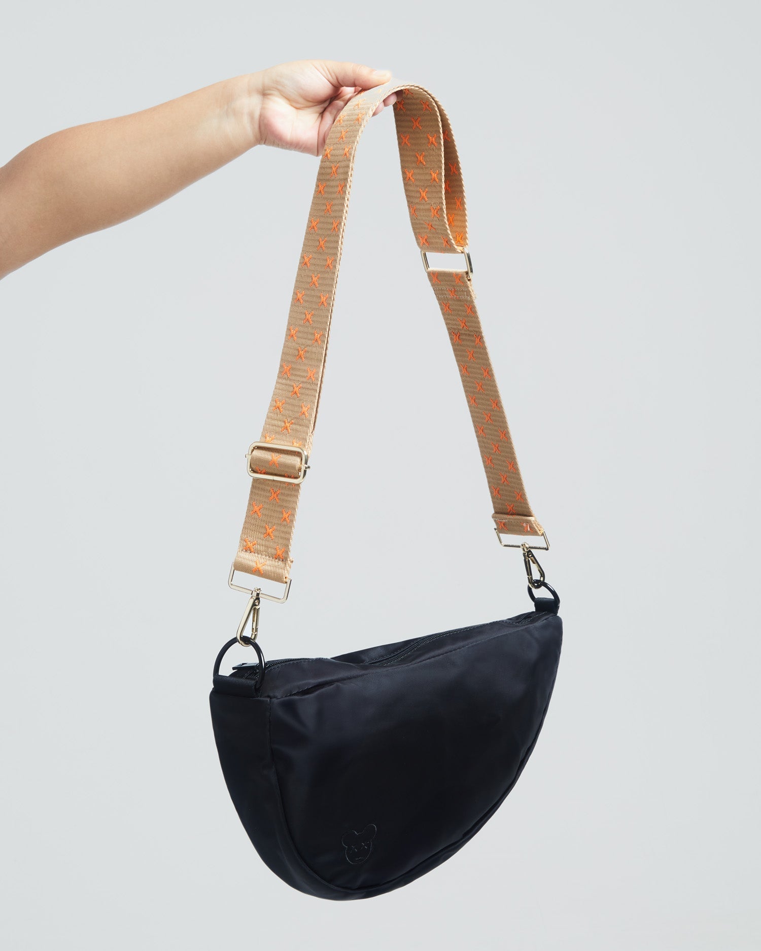 BLACK CROSSBODY BAG