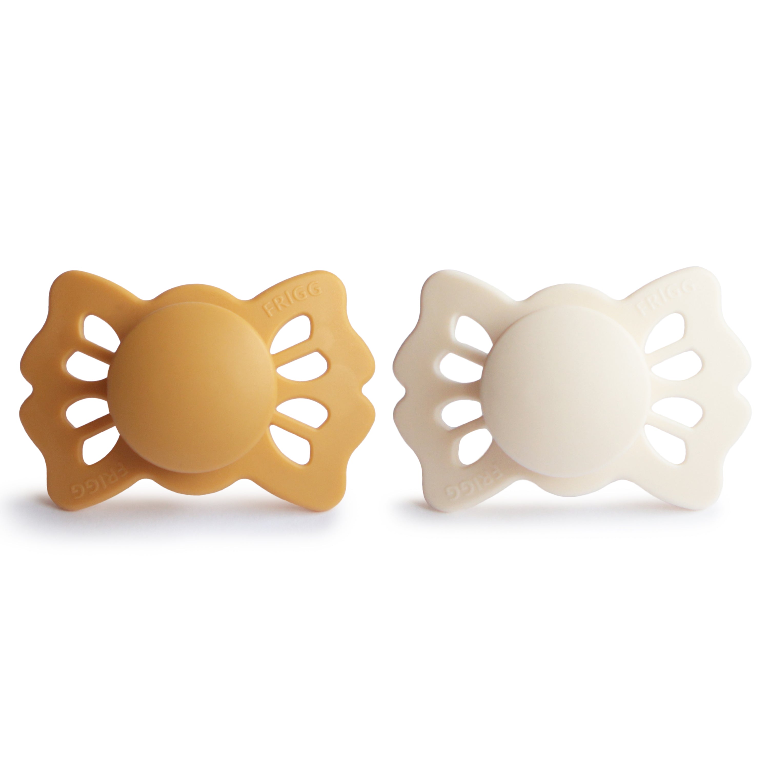 FRIGG Lucky Symmetrical Silicone Pacifier 2-Pack (0-6 Months)