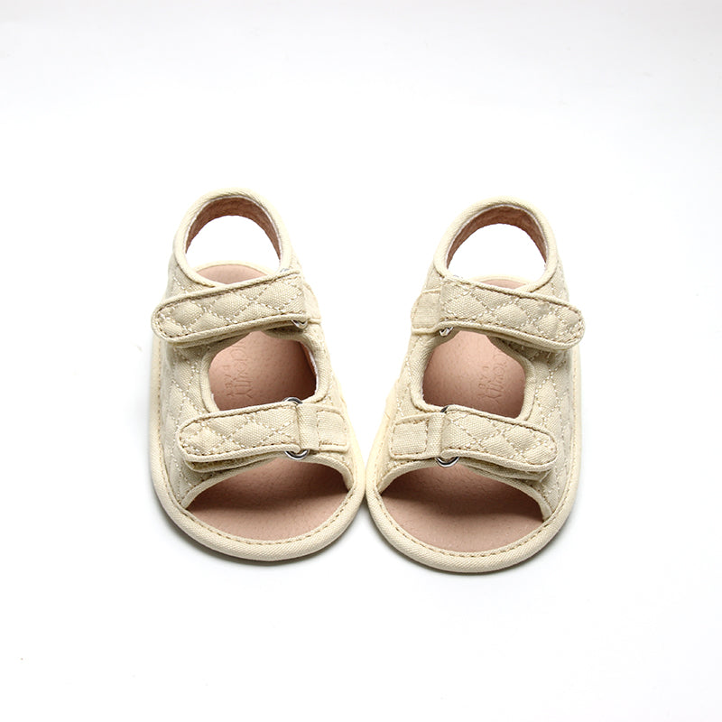 Recycled Canvas Wanderer Sandal | Color 'Shell' | Soft Sole