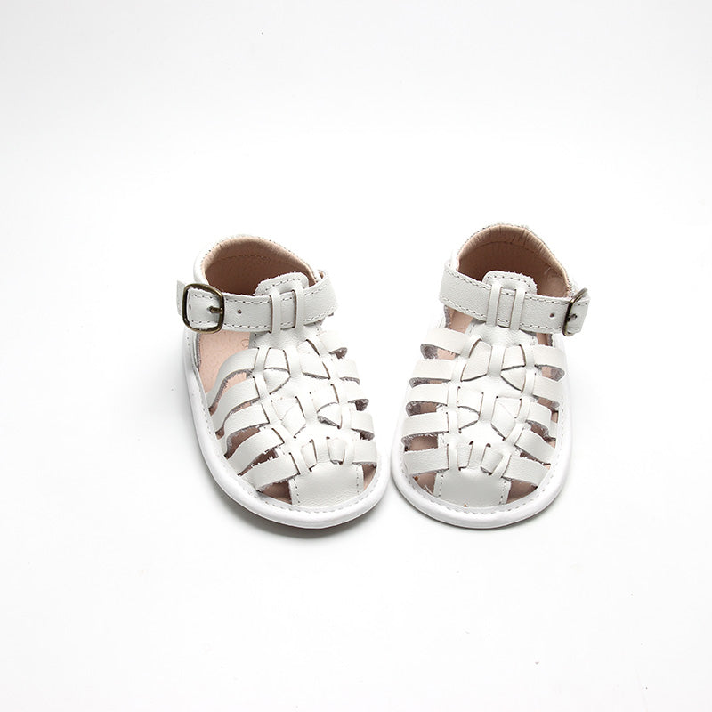 Leather Indie Sandal | Color 'Cotton' | Soft Sole