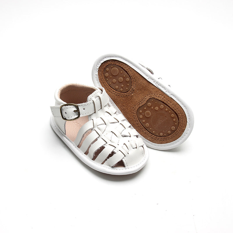 Leather Indie Sandal | Color 'Cotton' | Soft Sole