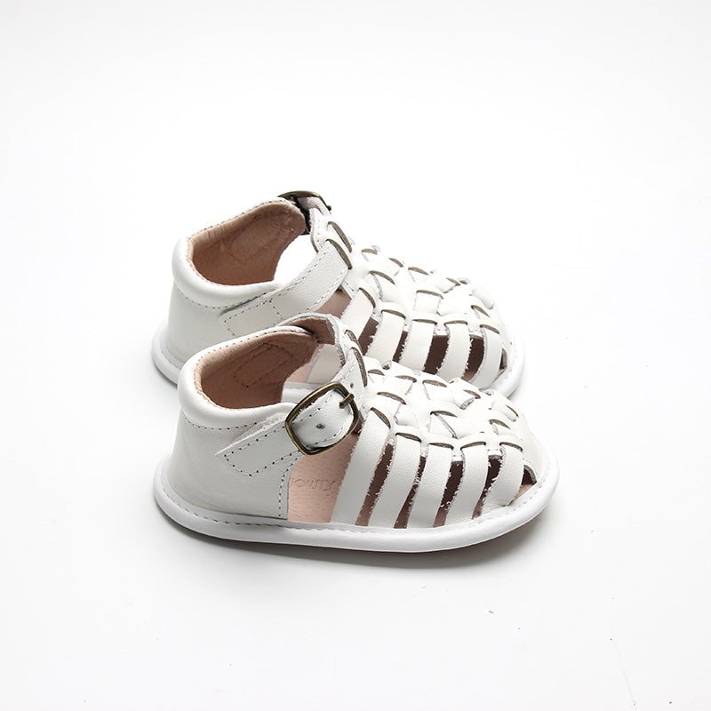 Leather Indie Sandal | Color 'Cotton' | Soft Sole