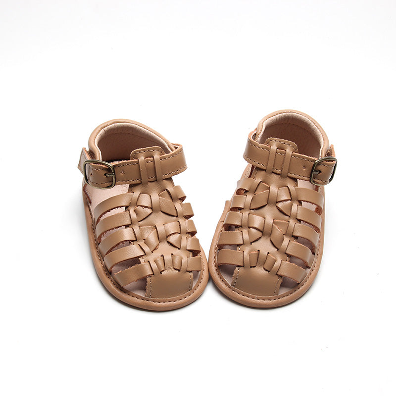 Leather Indie Sandal | Color 'Tan' | Soft Sole