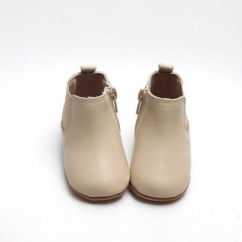 Leather Chelsea Boot | Color 'Bone' | Soft Sole