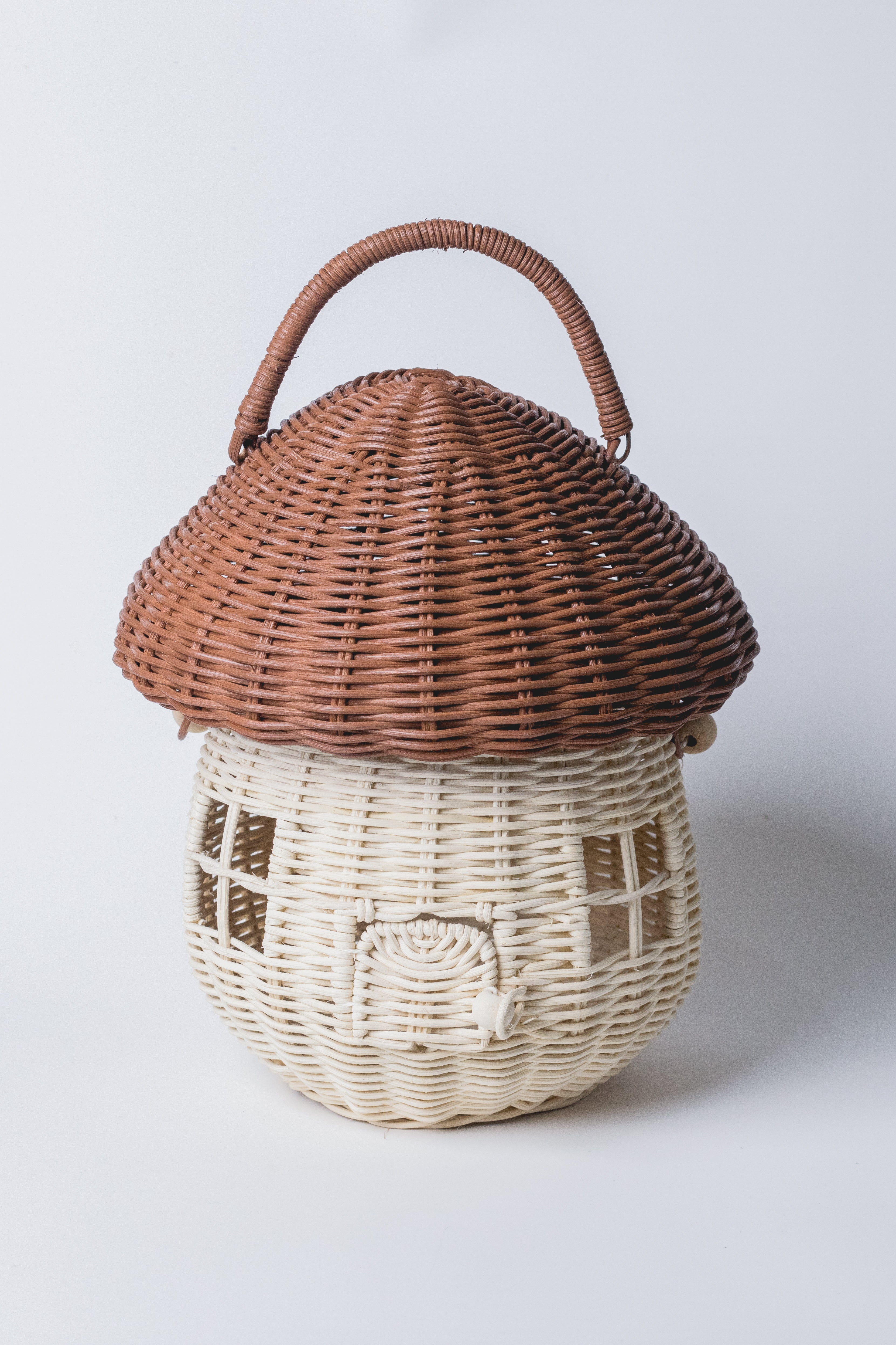Mushroom House Basket