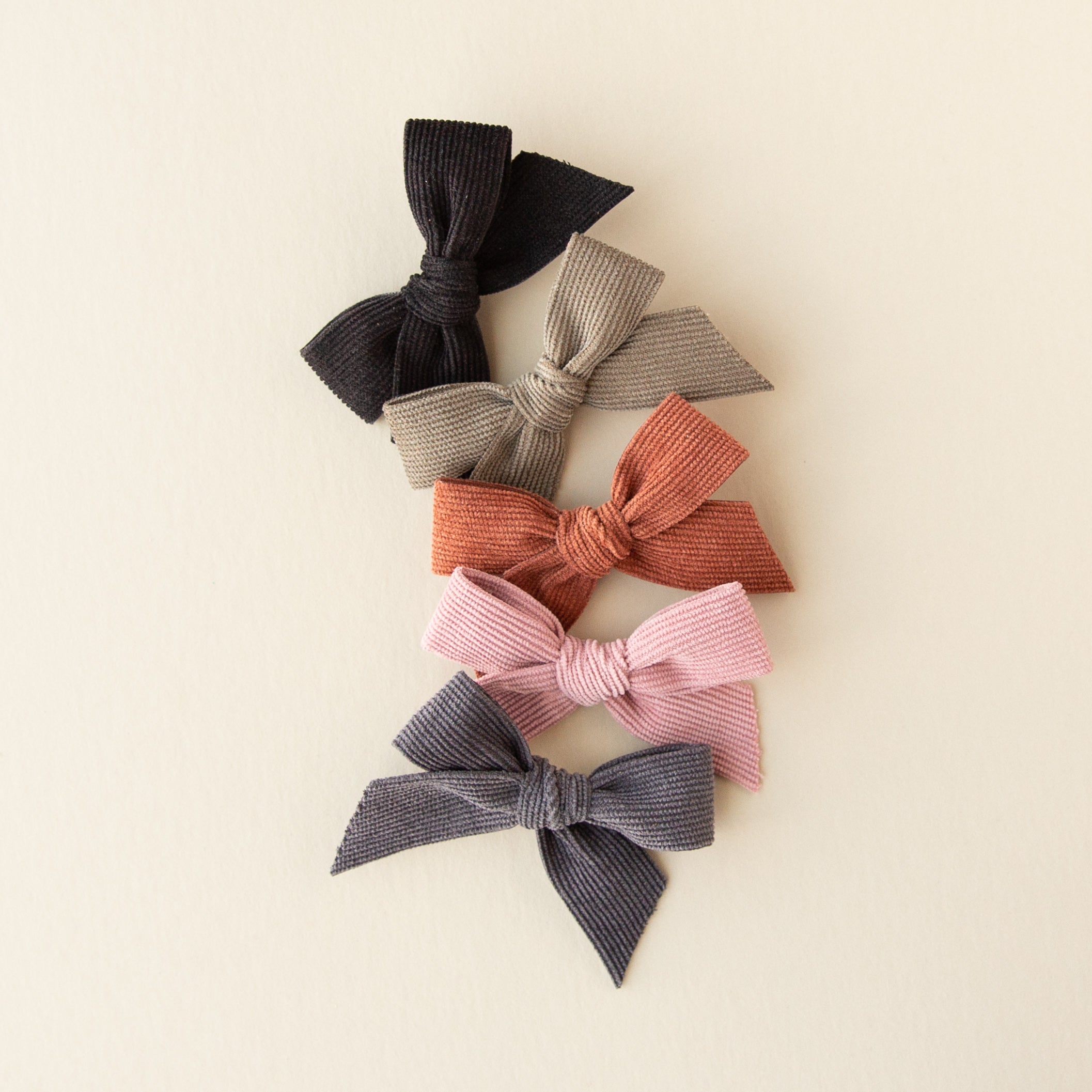 Ink | Corduroy Ribbon Bow