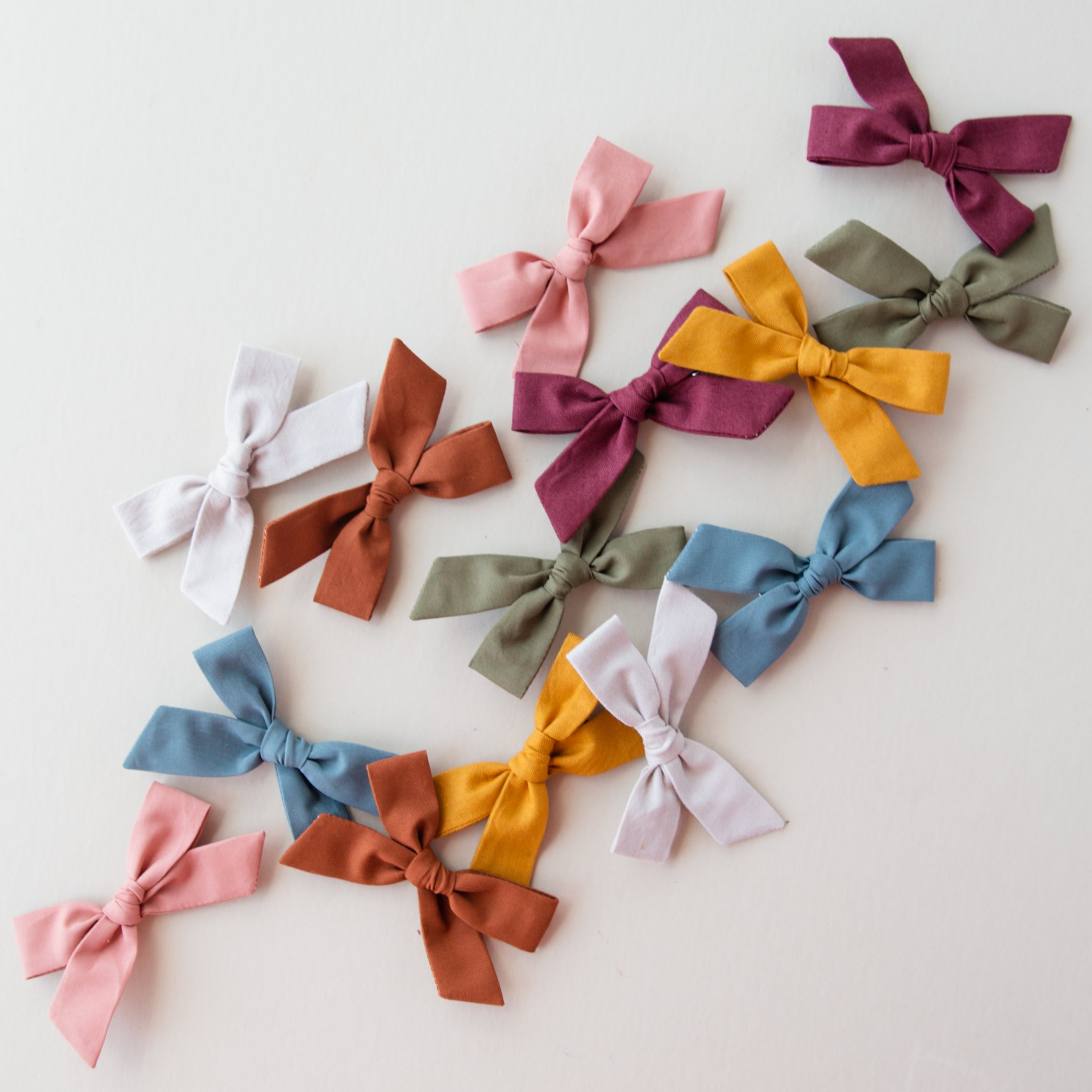 Raw Sienna | Pigtail Set - Hand-tied Bow