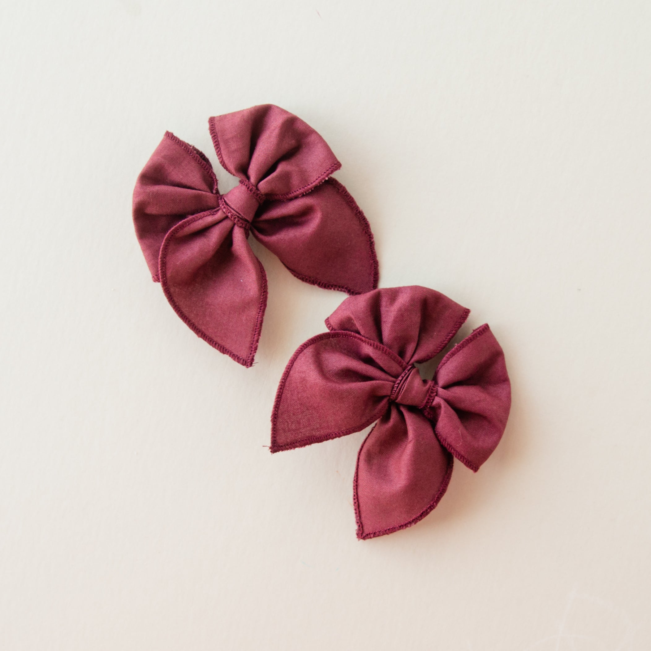 Garnet | Pigtail Set - Petite Party Bow