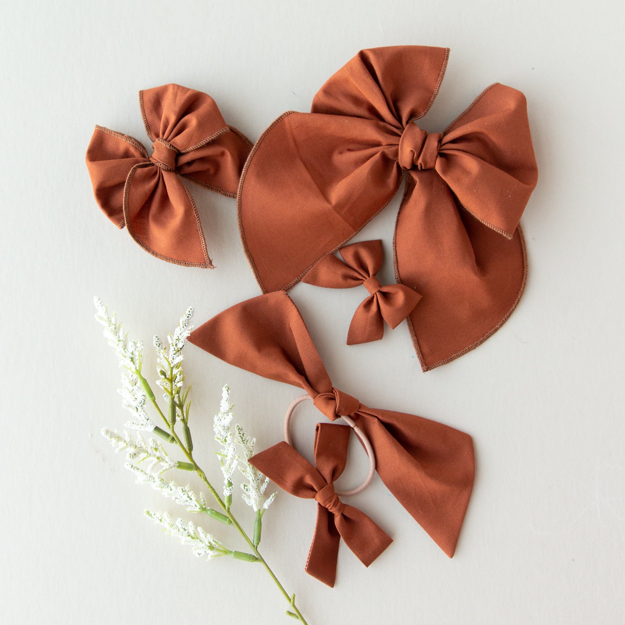 Raw Sienna | Petite Party Bow