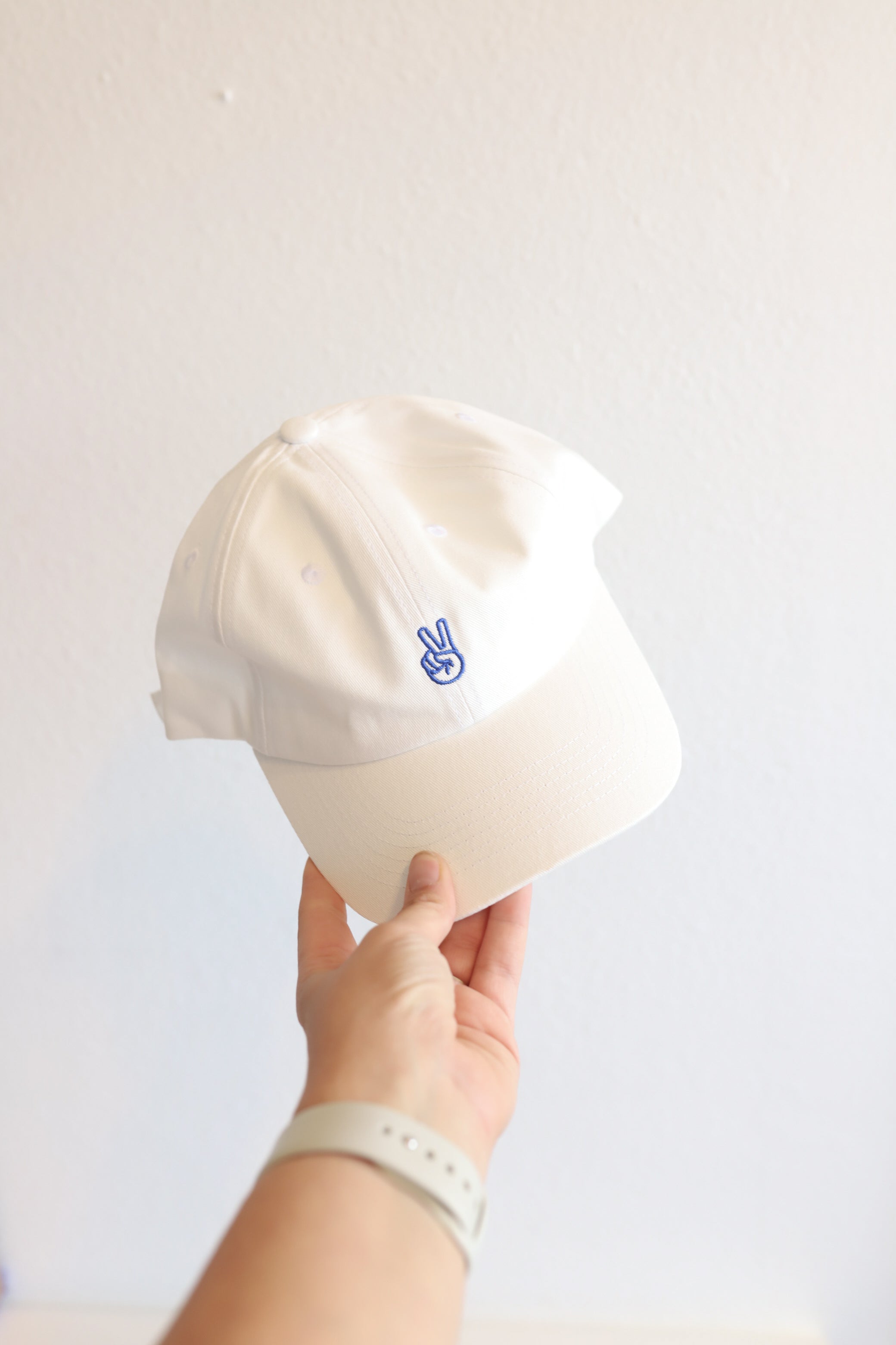 Adult Peace Hat White