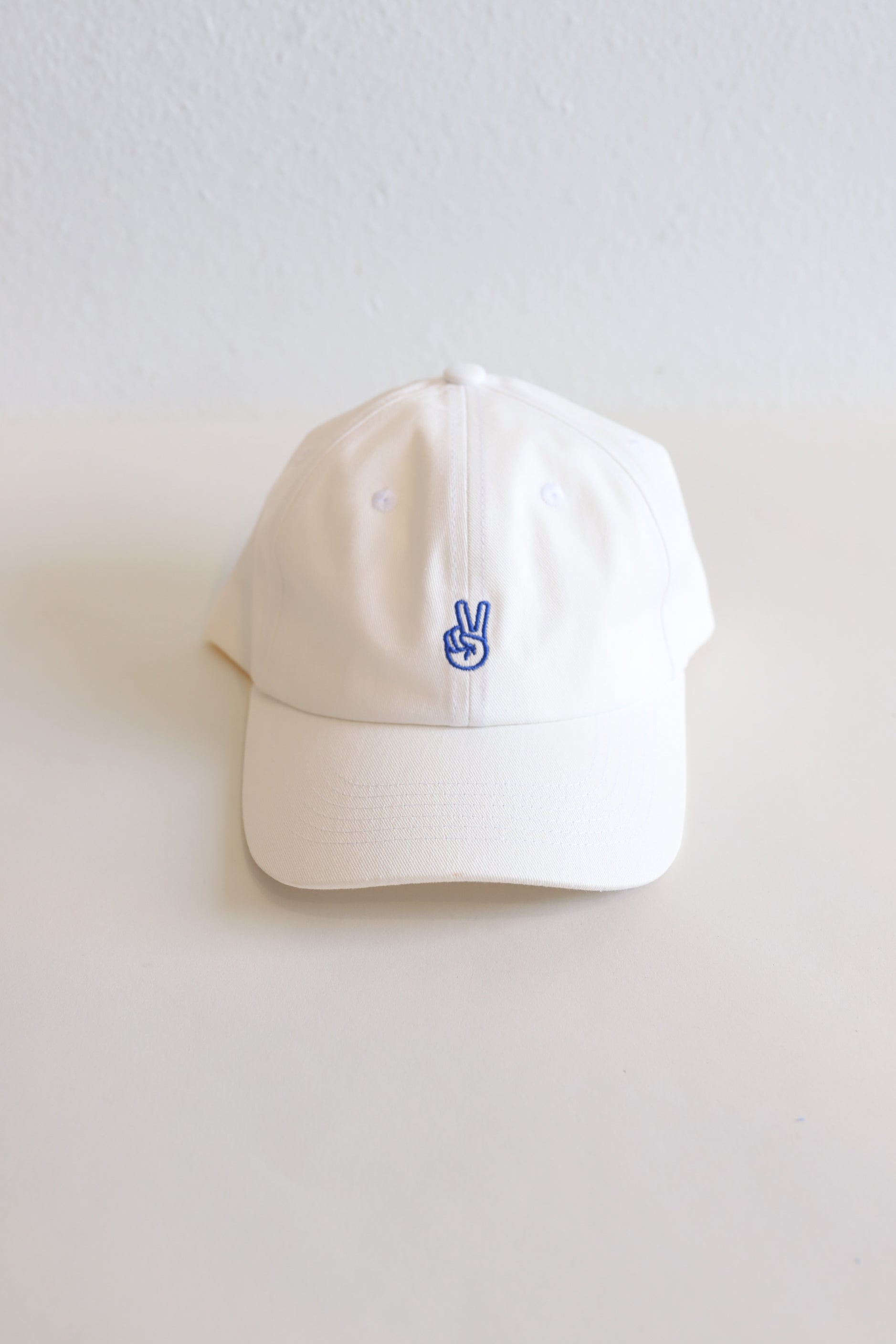 Adult Peace Hat White