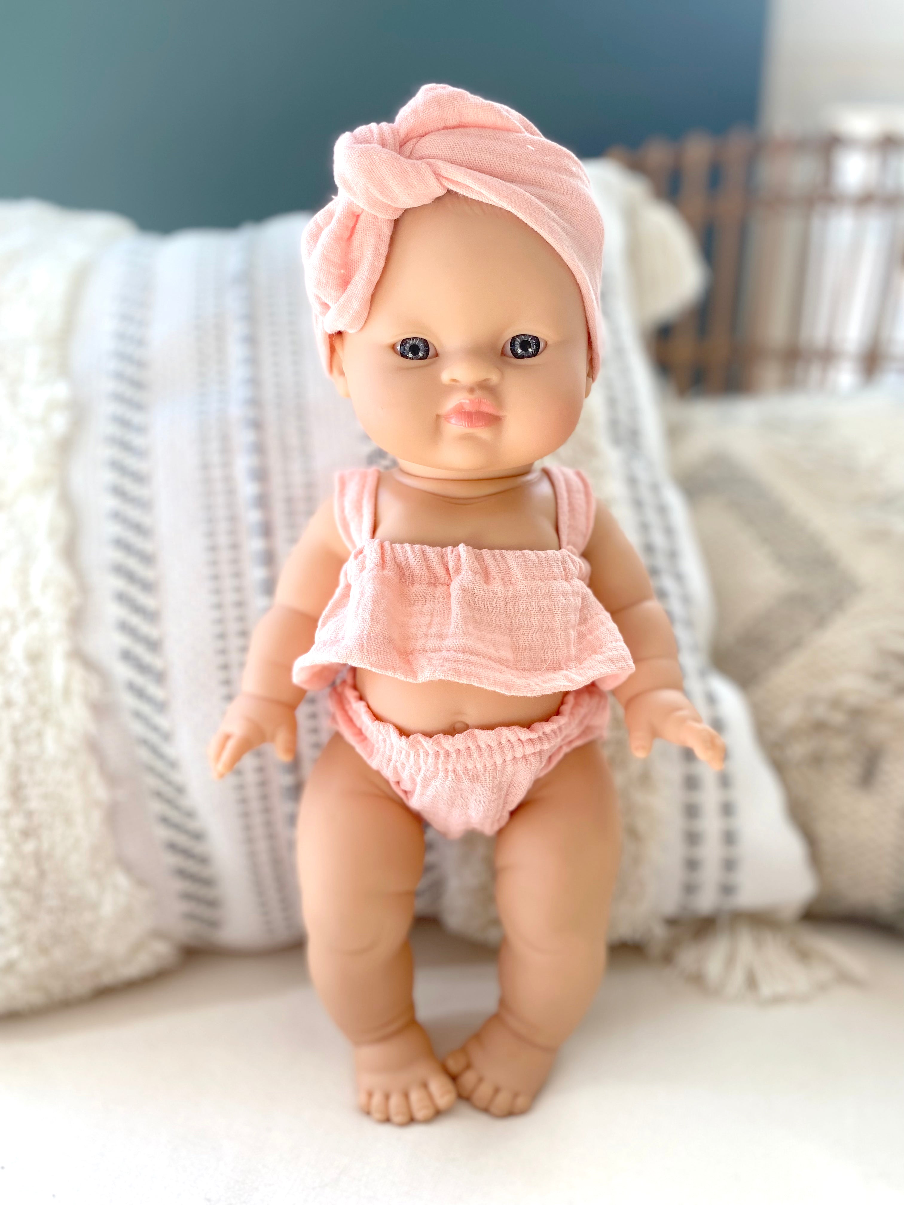 Doll Outfit 3pc, Rose for 13-15in dolls