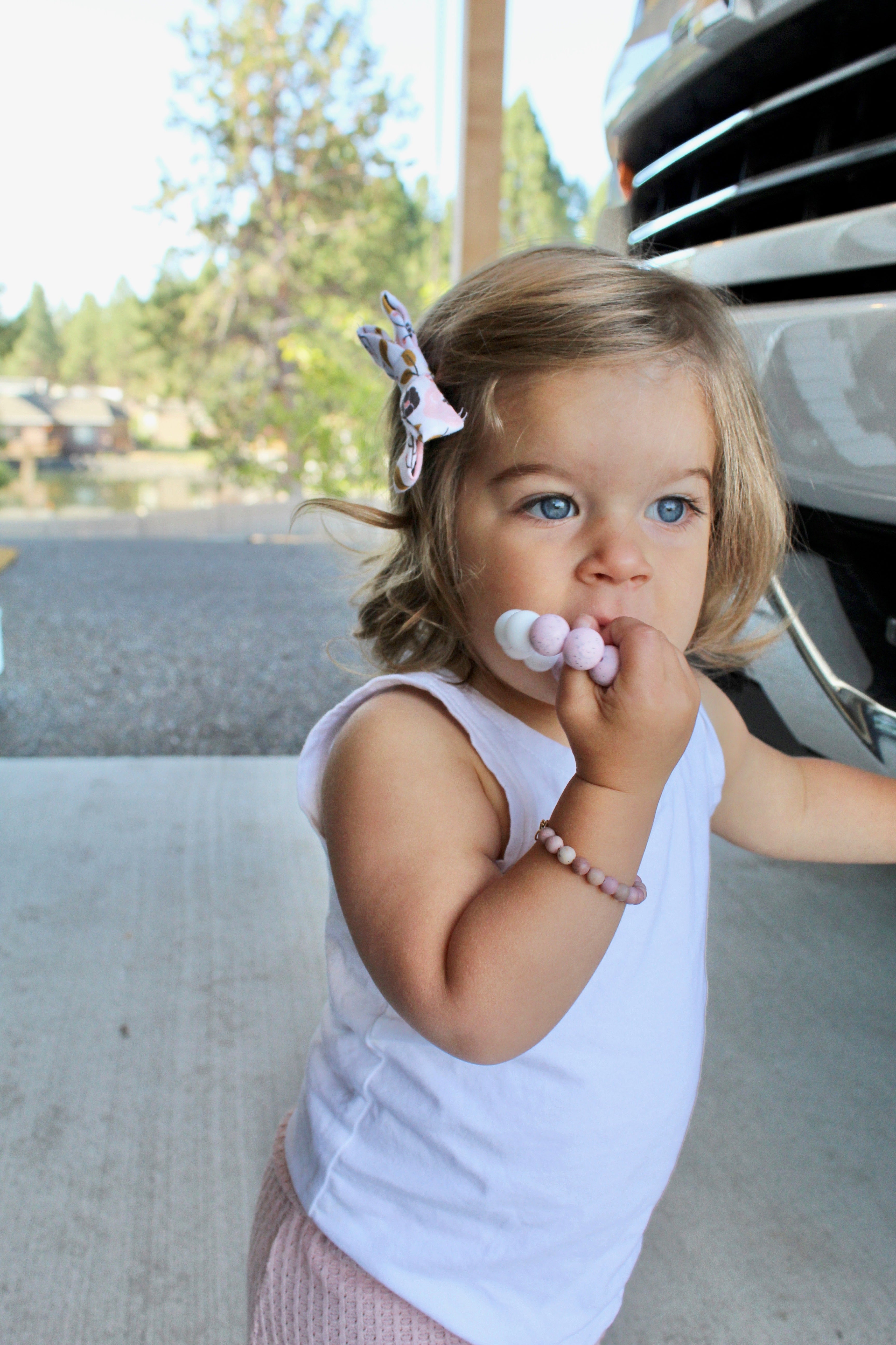 Dusty Blue Freezer Teether