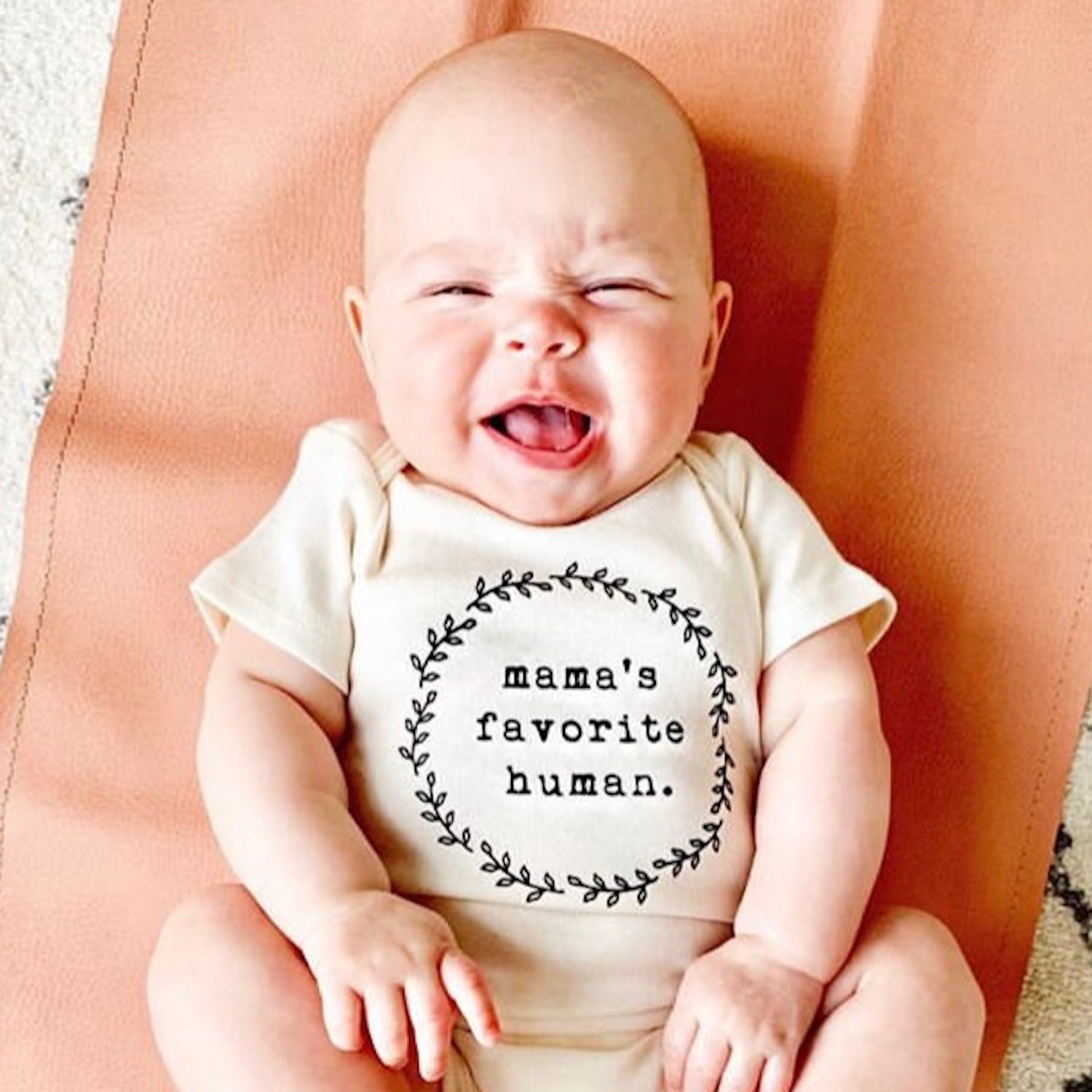 Mama's Favorite Human - Organic Cotton Bodysuit