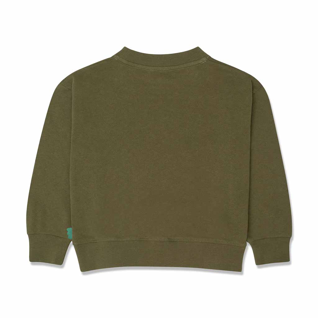 I Love The Forest Kid Sweatshirt - Olive